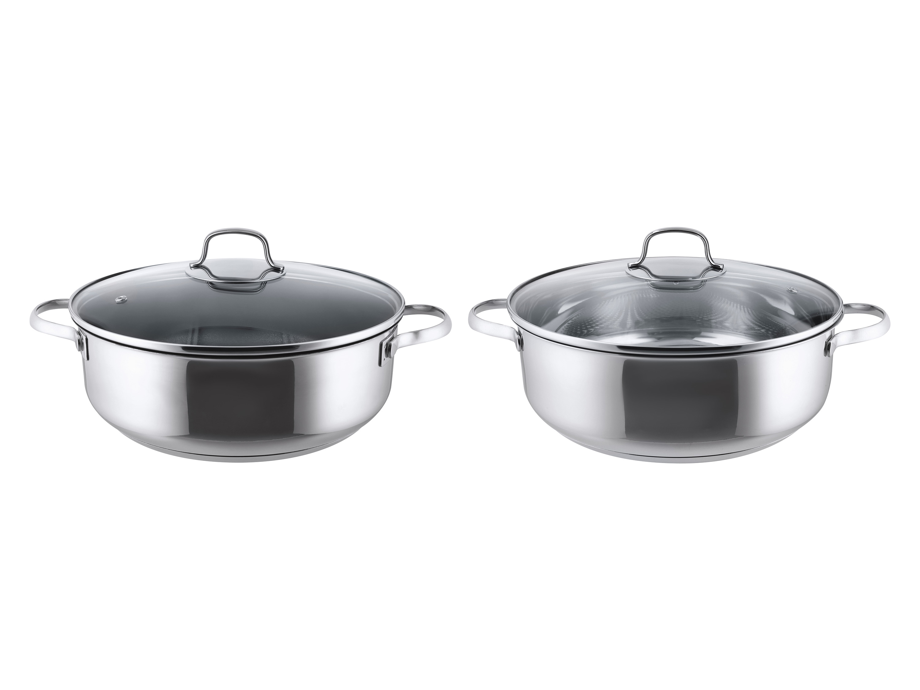 SILVERCREST® Patelnia do serwowania ze stali nierdzewnej, 28 cm