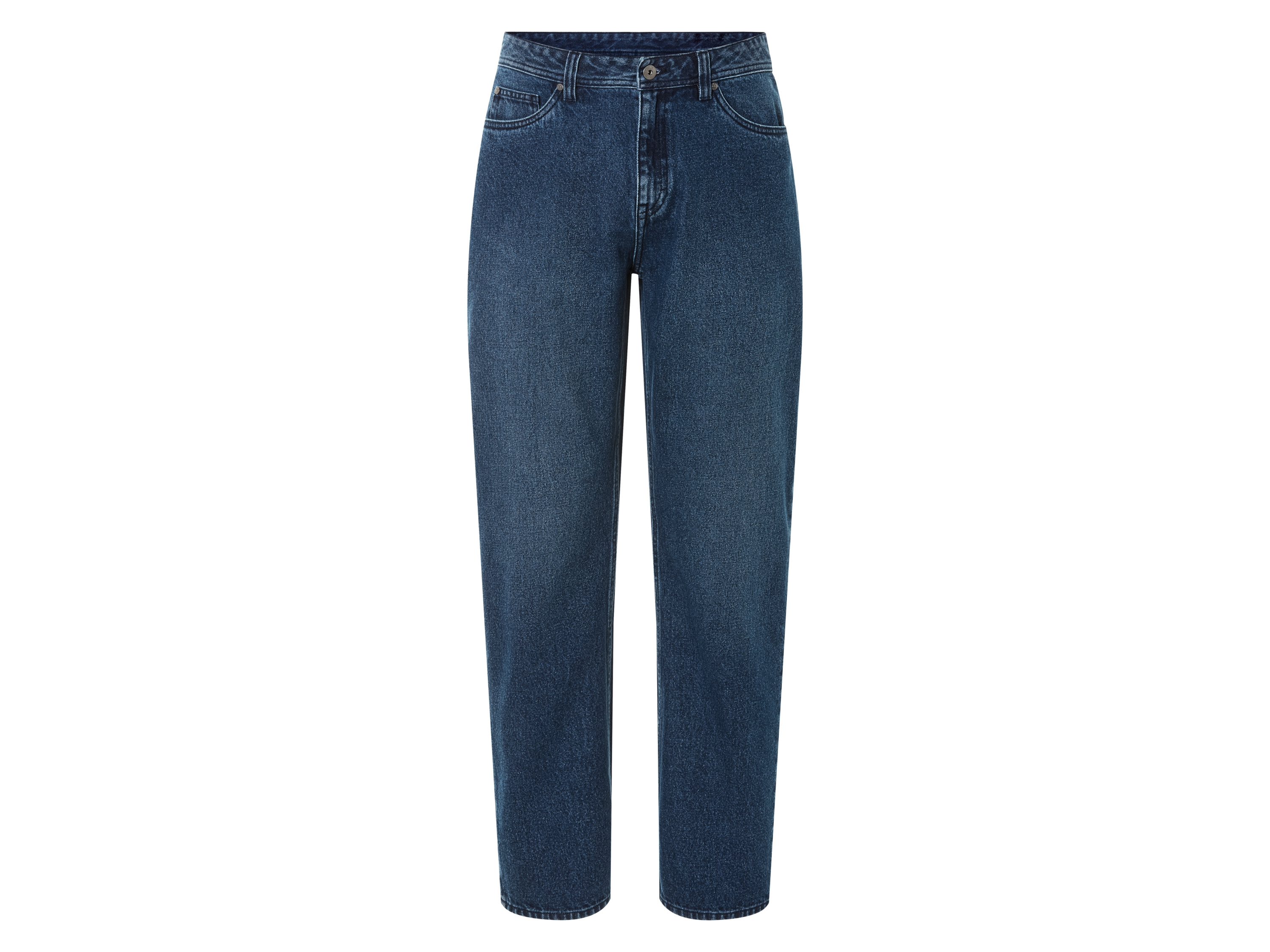 LIVERGY® Jeansy Relaxed Fit męskie z bawełny 
