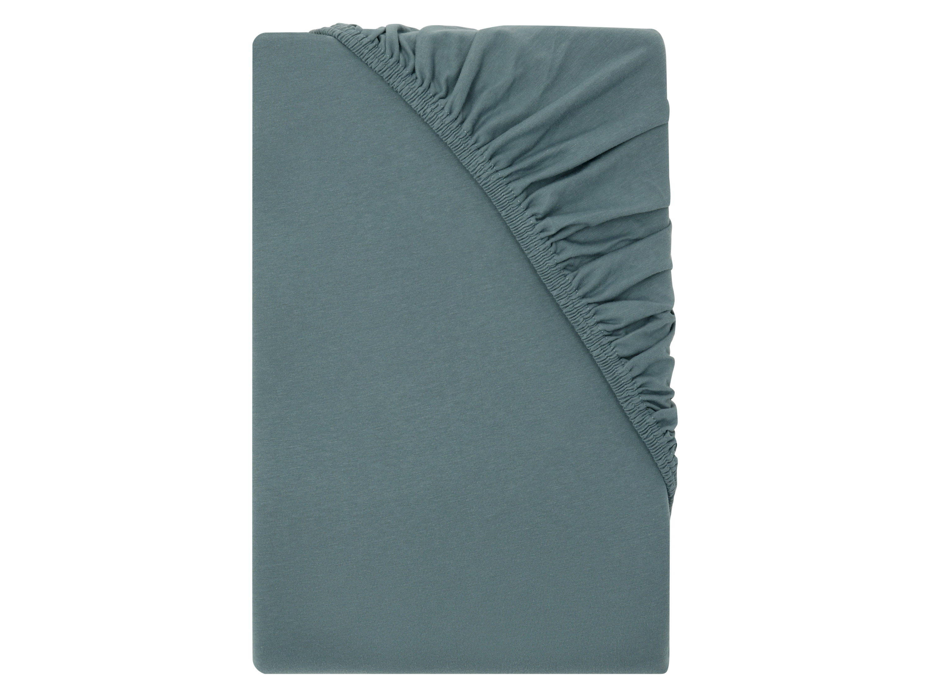 LIVARNO® Prześcieradło z dżerseju z gumką, 180-200 x 200 cm (Petrol)