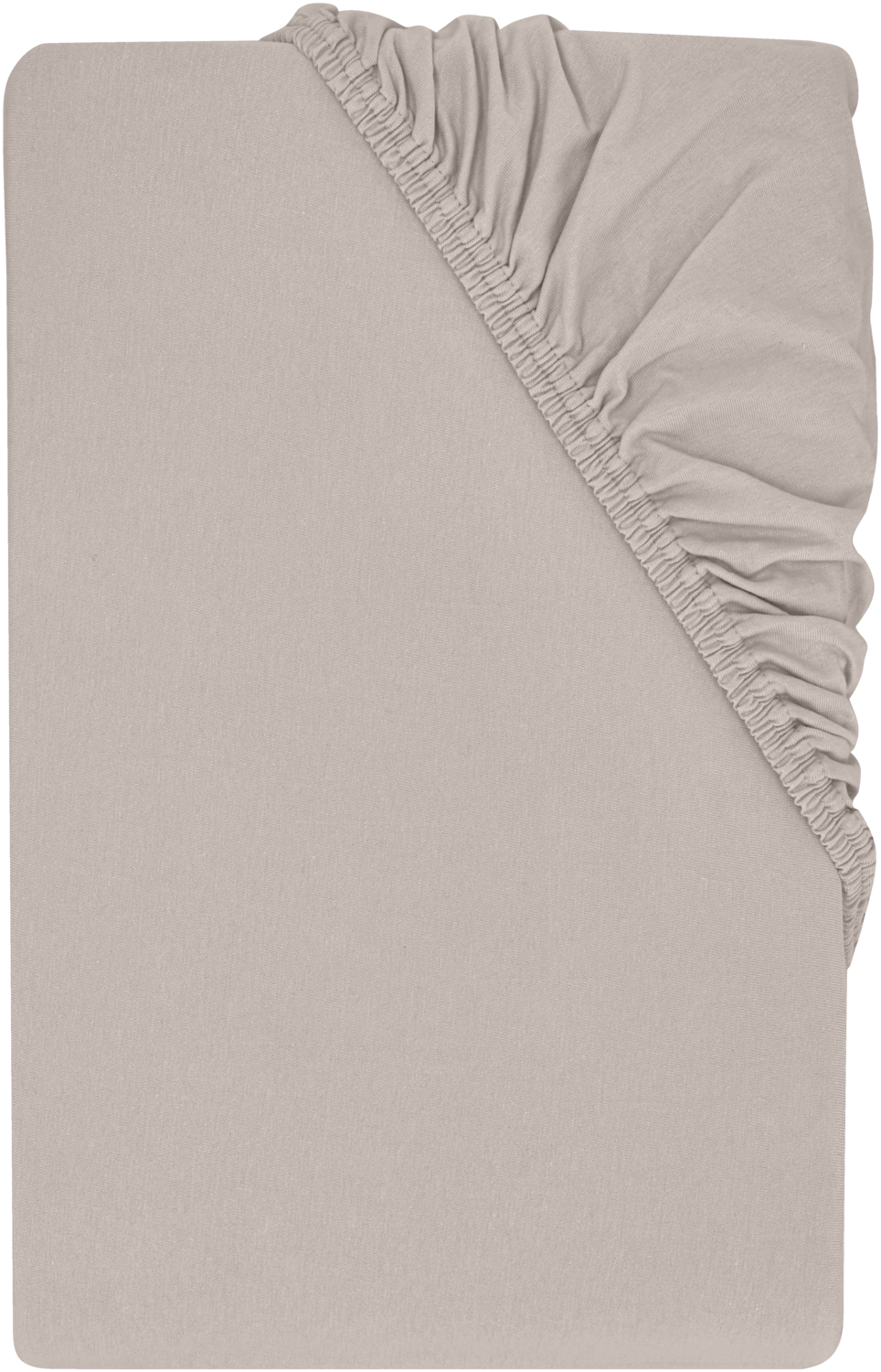 LIVARNO® Prześcieradło z dżerseju z gumką, 140-160 x 200 cm (Beżowy)