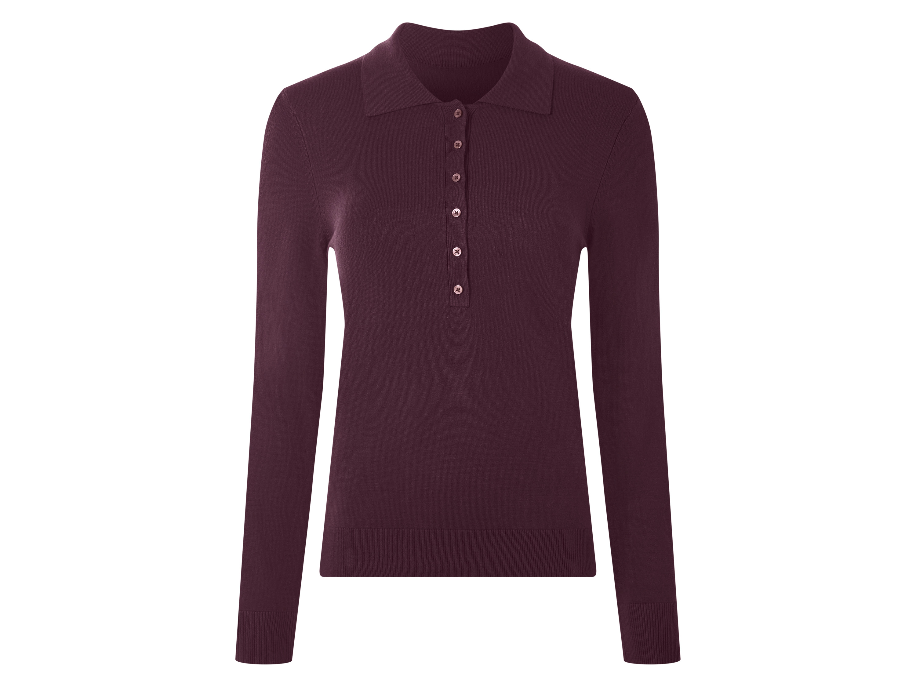 ESMARA® Sweter polo z cienkiej dzianiny z wiskozą