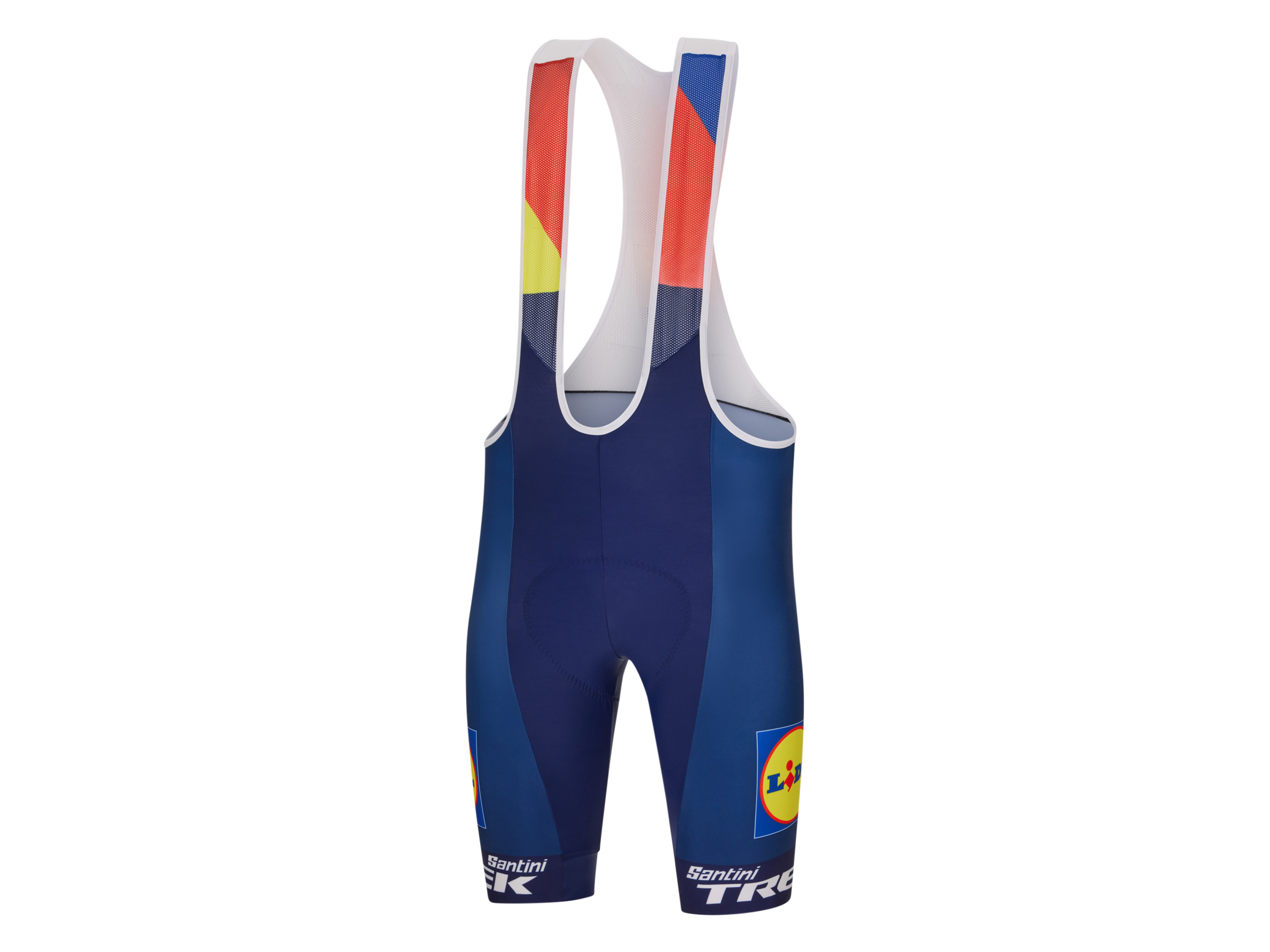 SANTINI Spodenki kolarki na szelkach Team Lidl-Trek