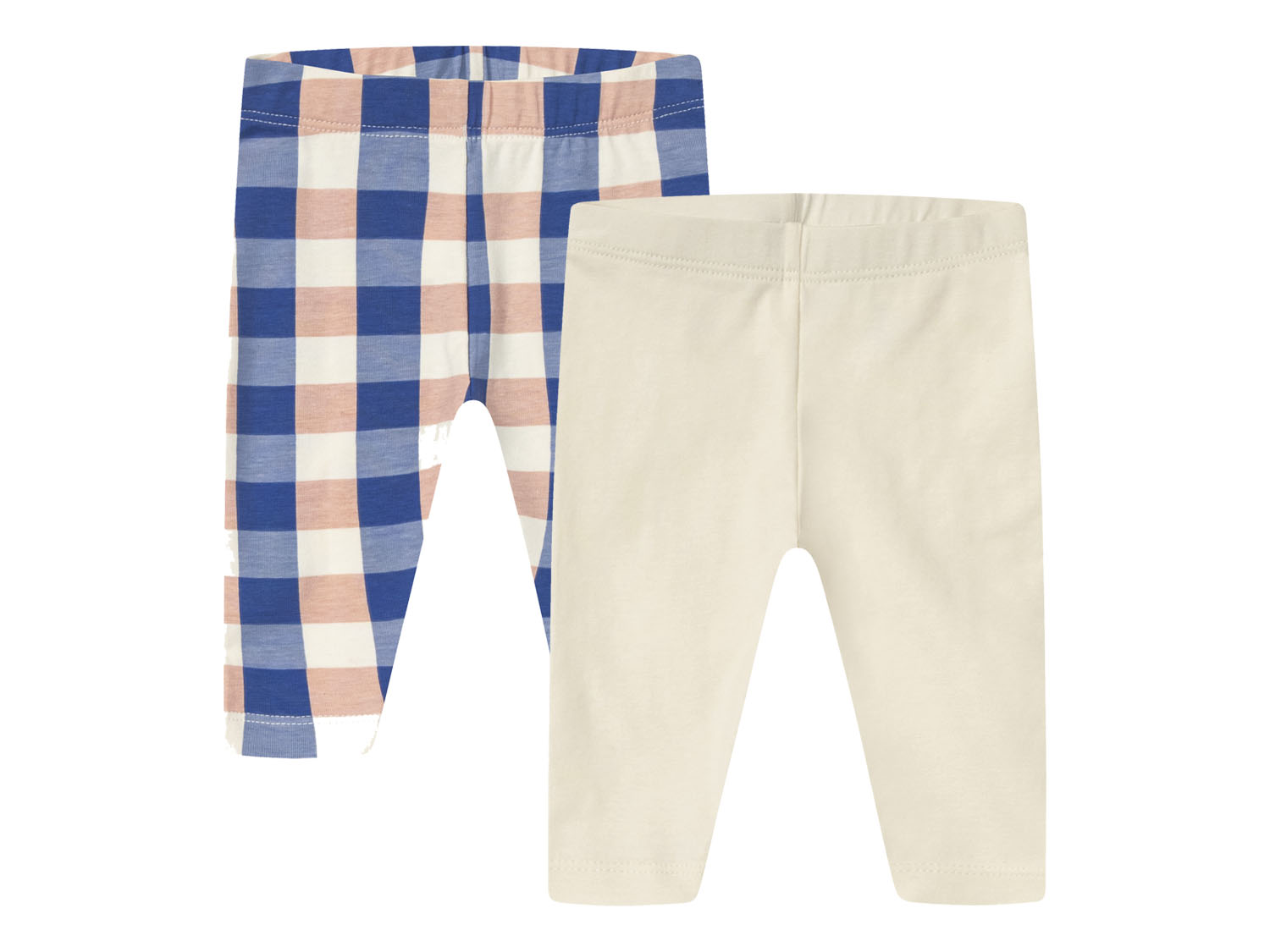 LUPILU® Legginsy niemowlęce z bawełną, 2 pary 