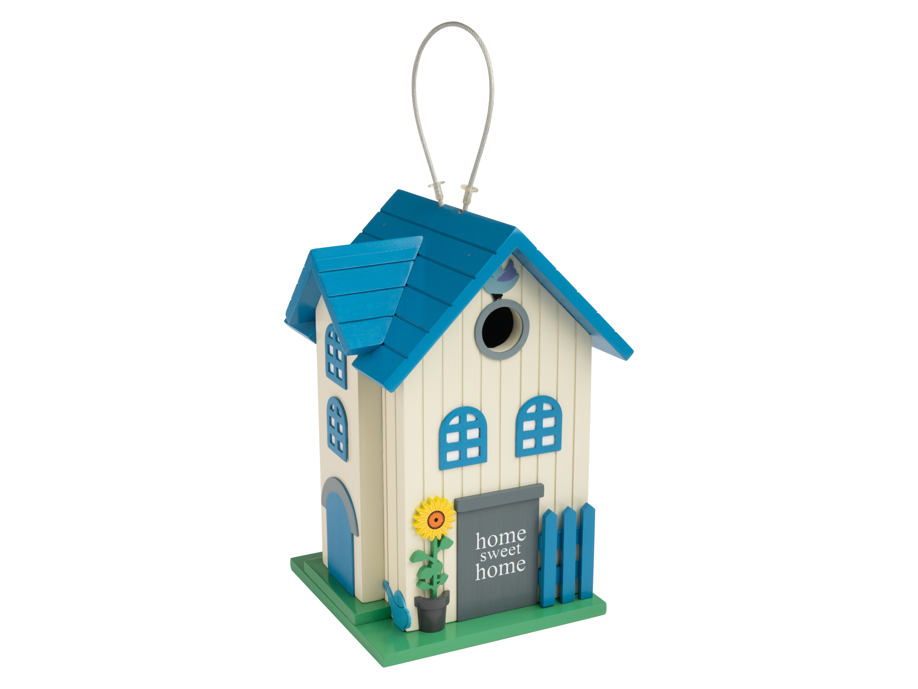 ZOOFARI® Domek dla ptaków (Biały/ niebieski)