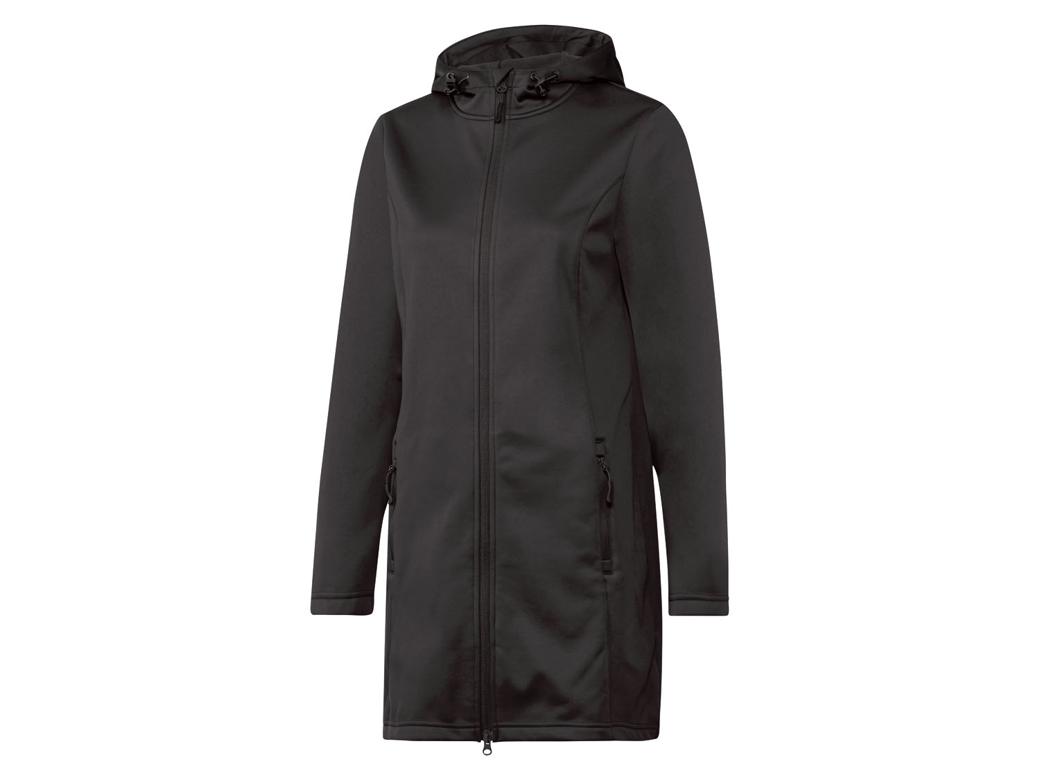 ROCKTRAIL Płaszcz softshell damski (Czarny, S (36-38))