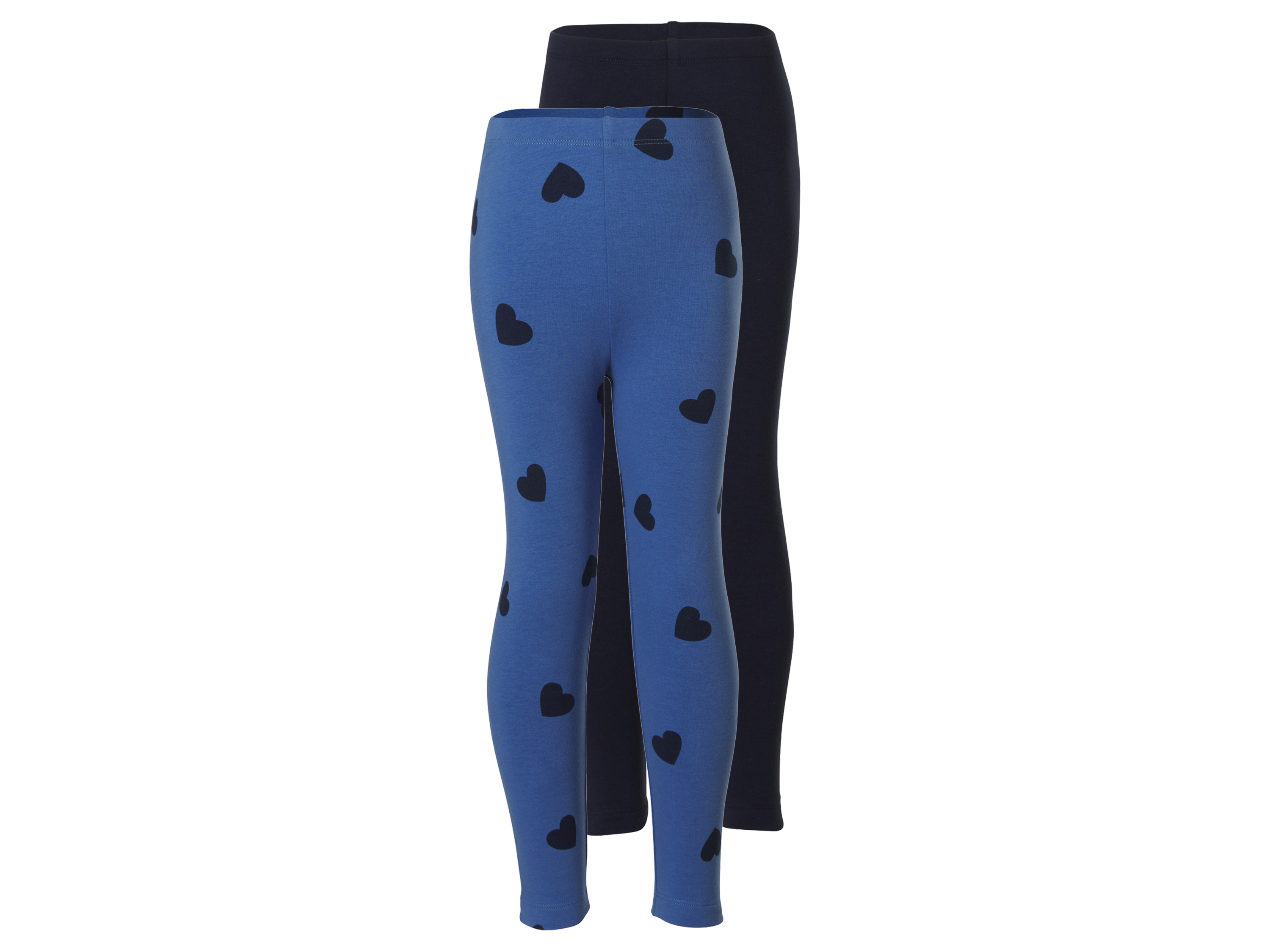 LUPILU® Legginsy termiczne dziecięce z bawełną, 2 pary 