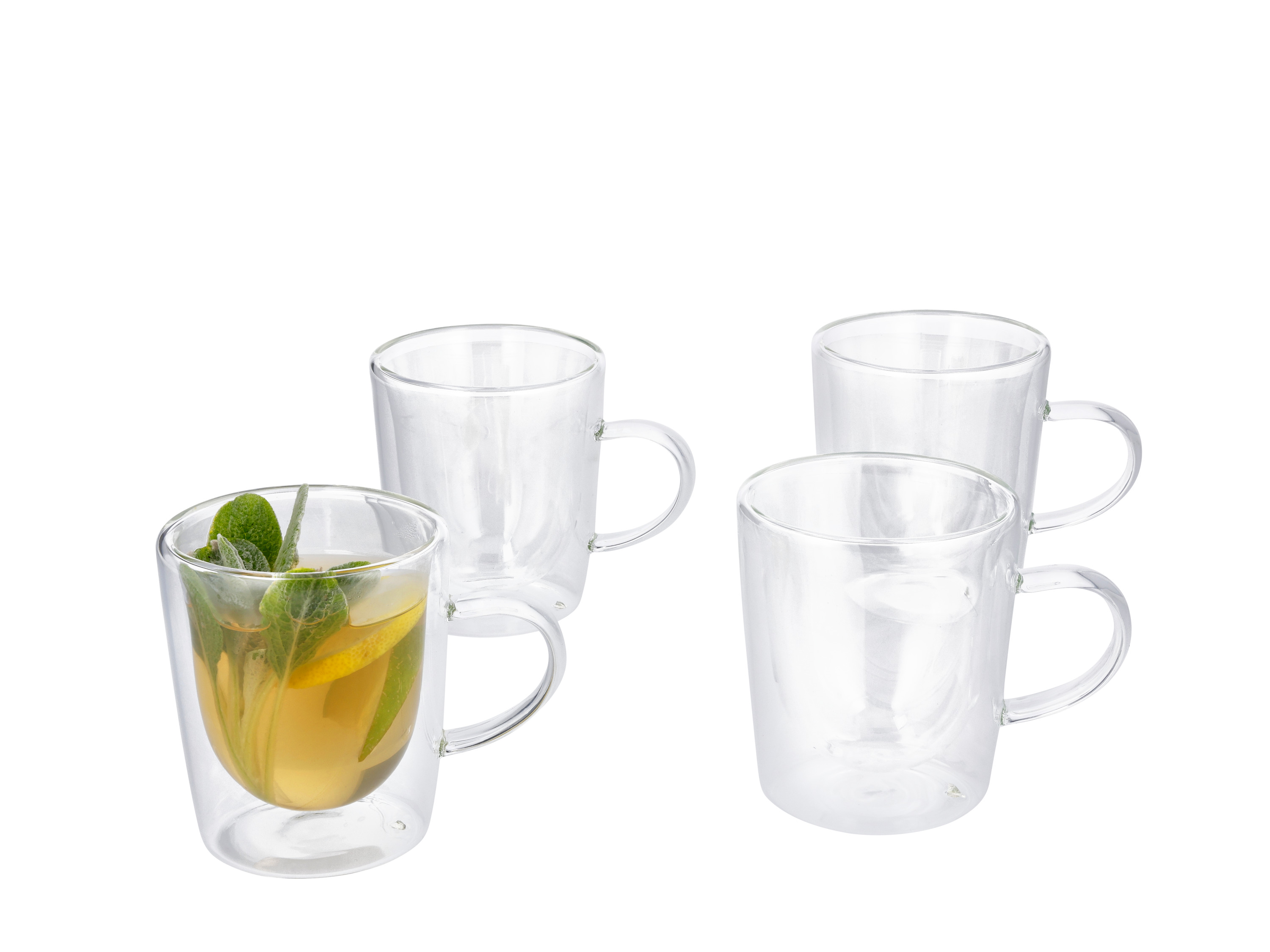 SILVERCREST® Zestaw 4 lub 6 szklanek termicznych (Filiżanki do herbaty, 4 szt.)