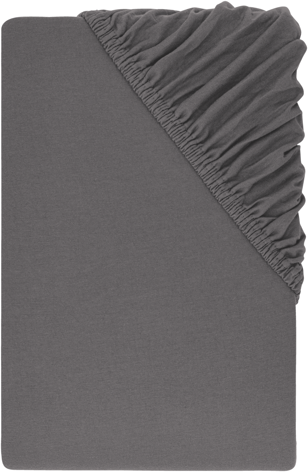 LIVARNO® Prześcieradło z dżerseju z gumką, 180-200 x 200 cm (Szary)