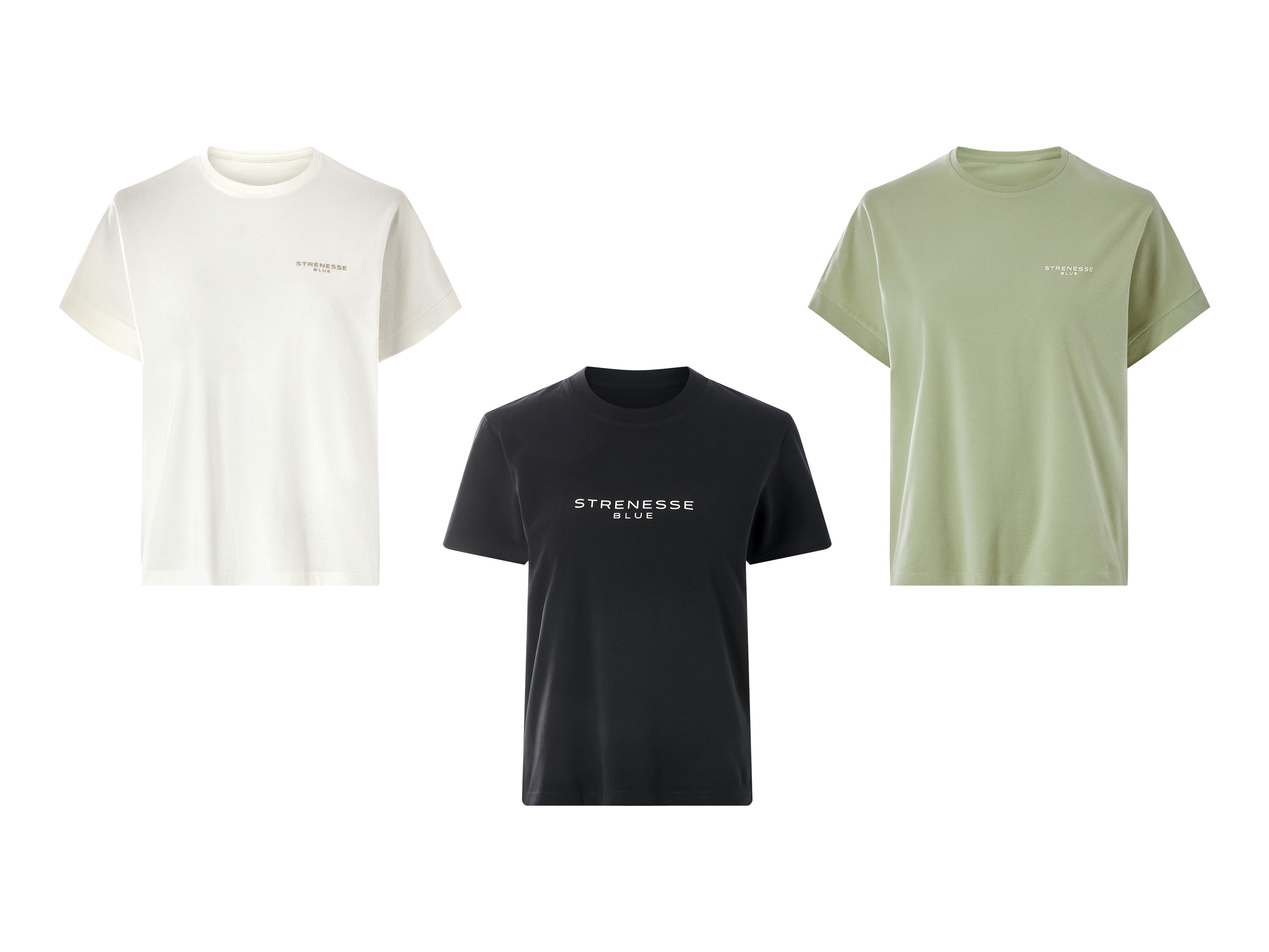 STRENESSE BLUE T-shirt damski z bawełną