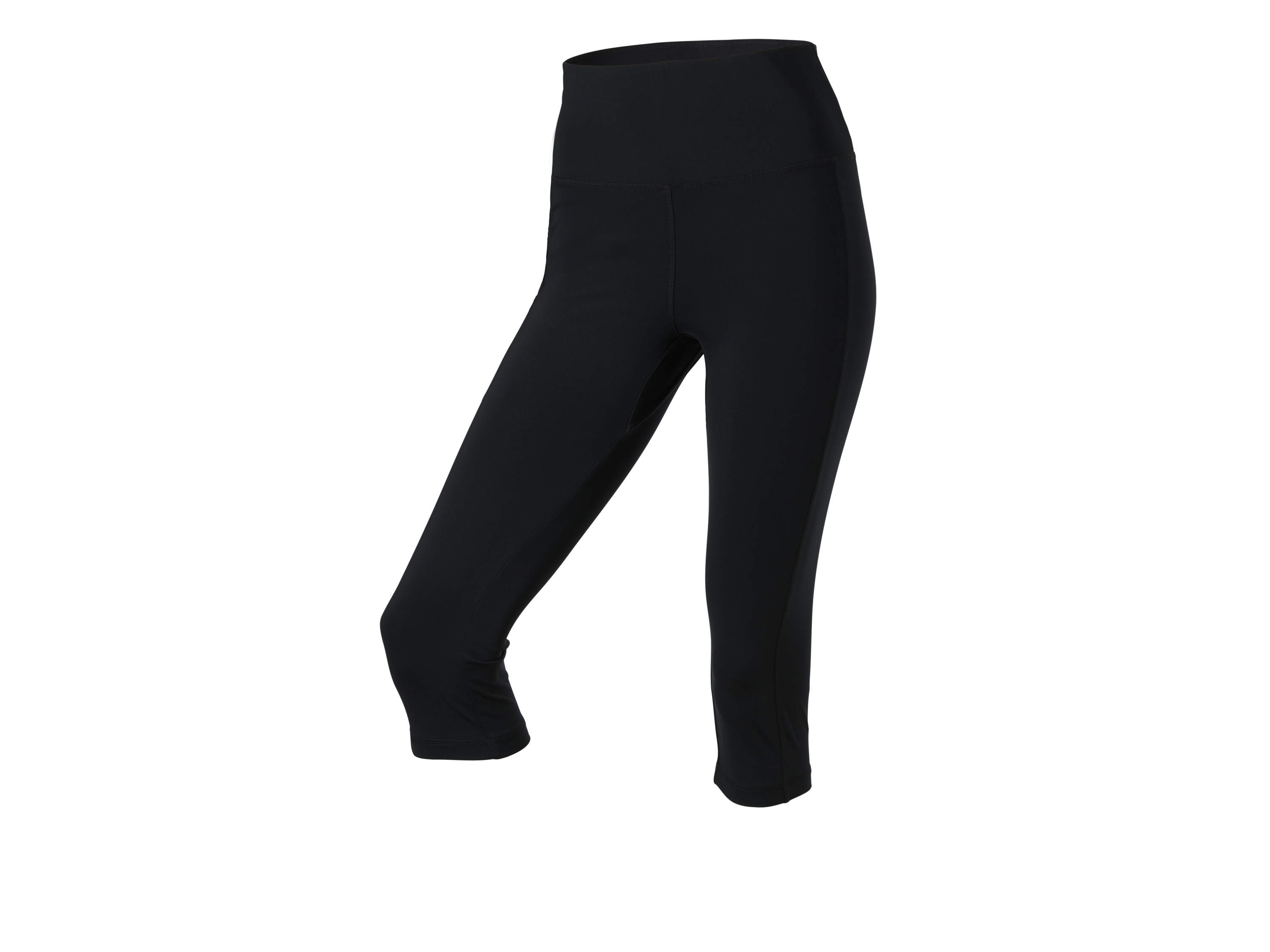 CRIVIT Legginsy funkcyjne damskie capri (Czarny, S (36-38))