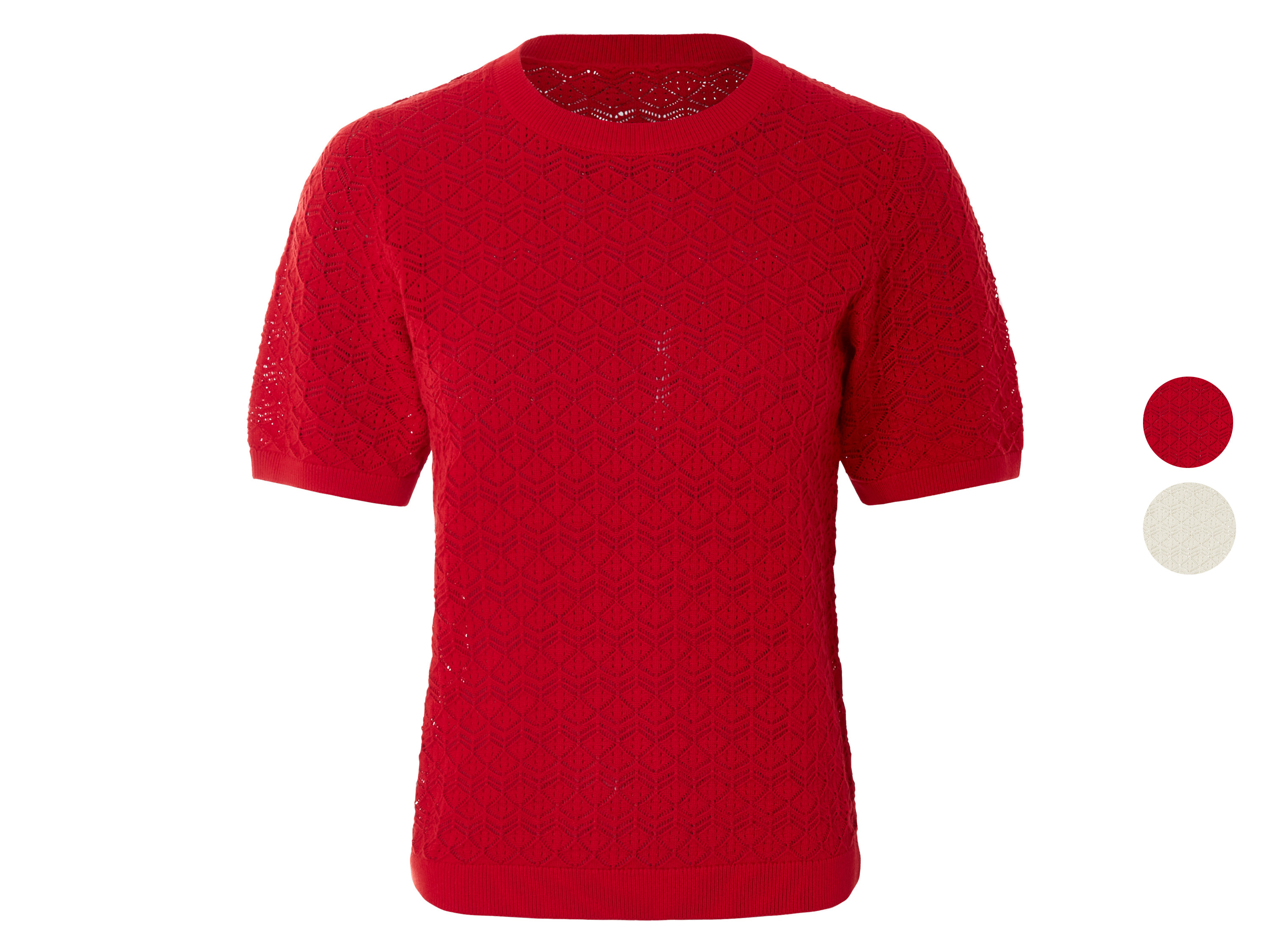 ESMARA® Sweter ażurowy damski z bawełny