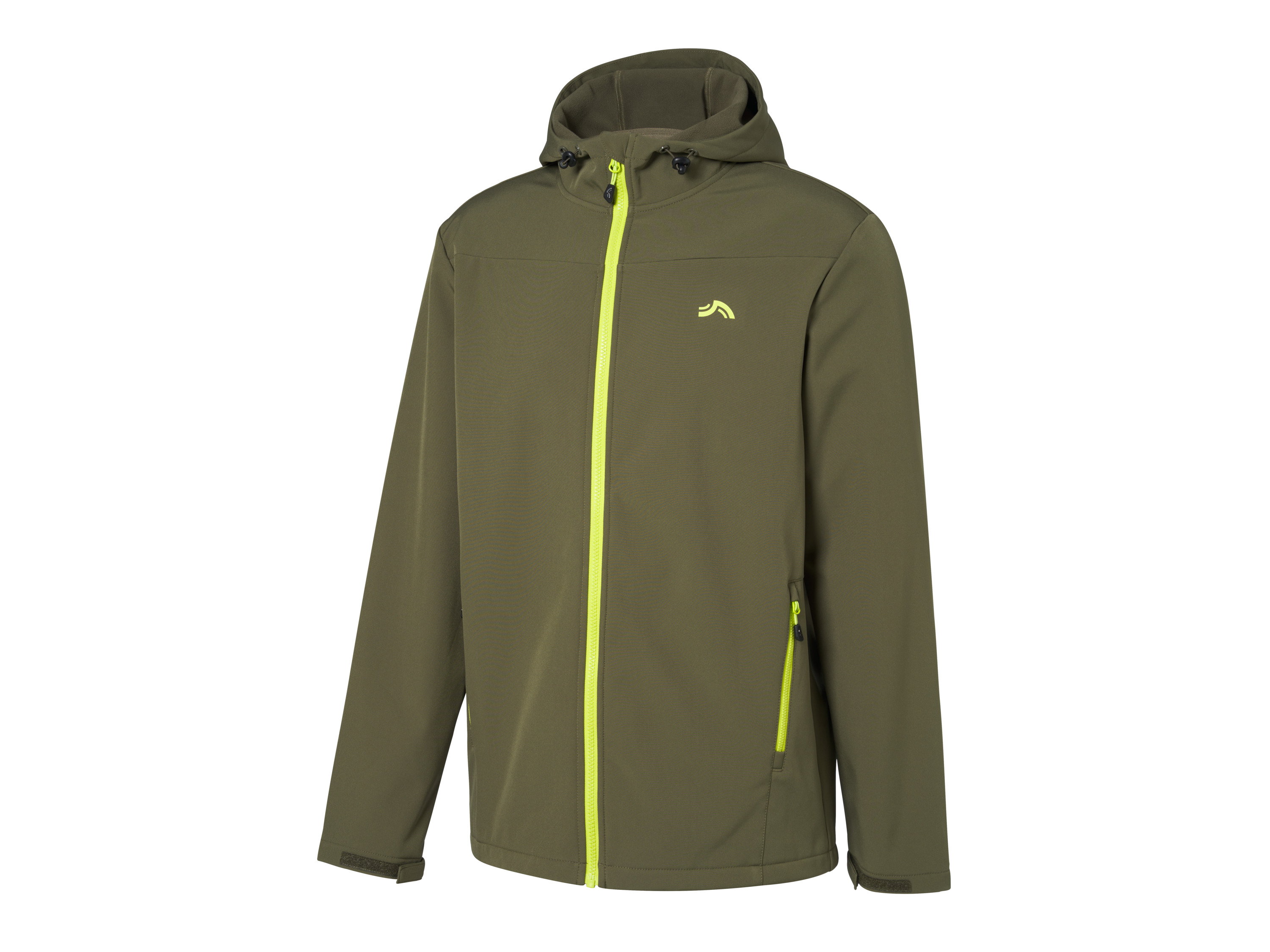 CRIVIT Kurtka termiczna męska softshell (Zielona, M (48/50))