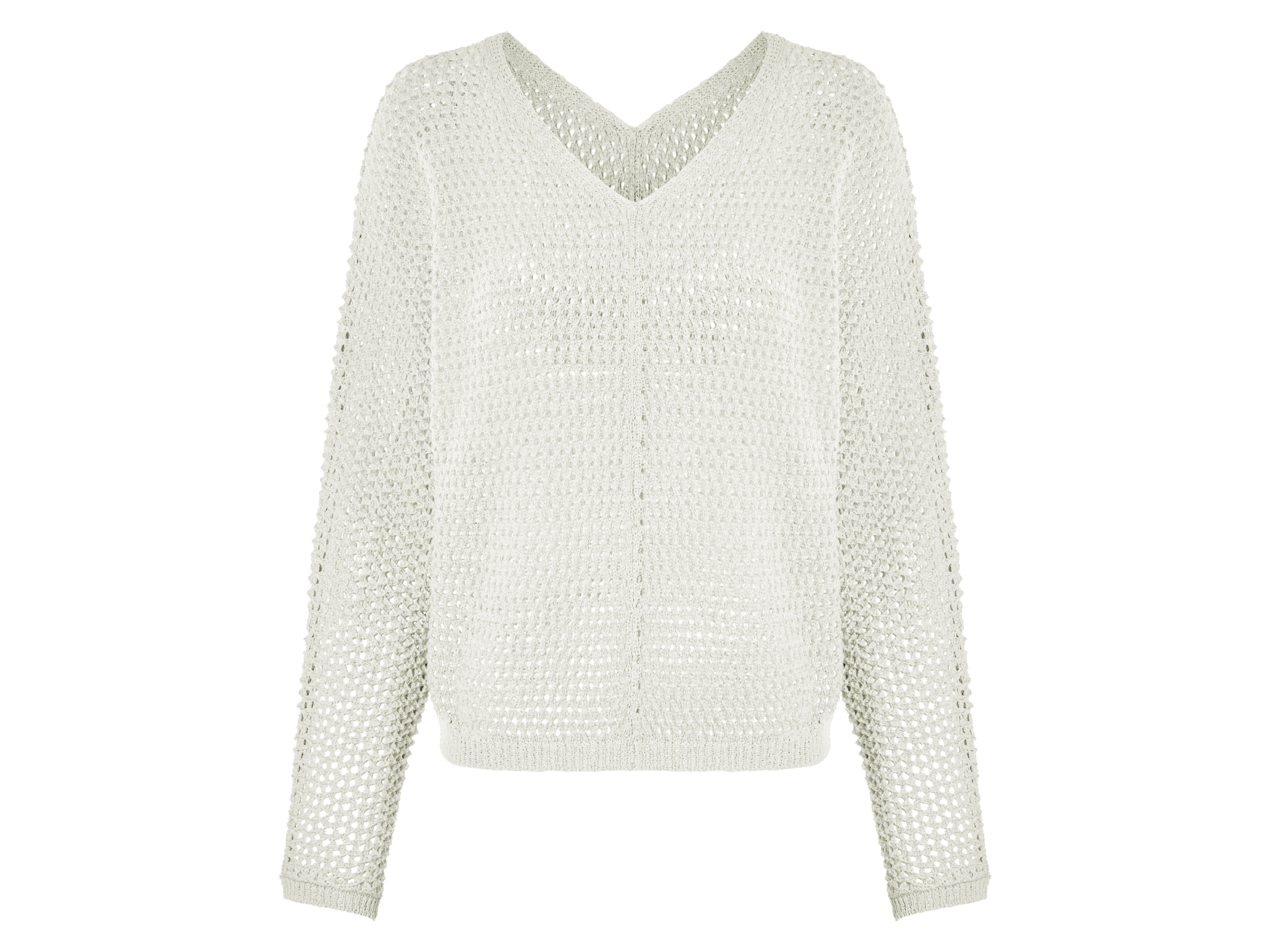 ESMARA® Damski sweter w modny ażurowy wzór