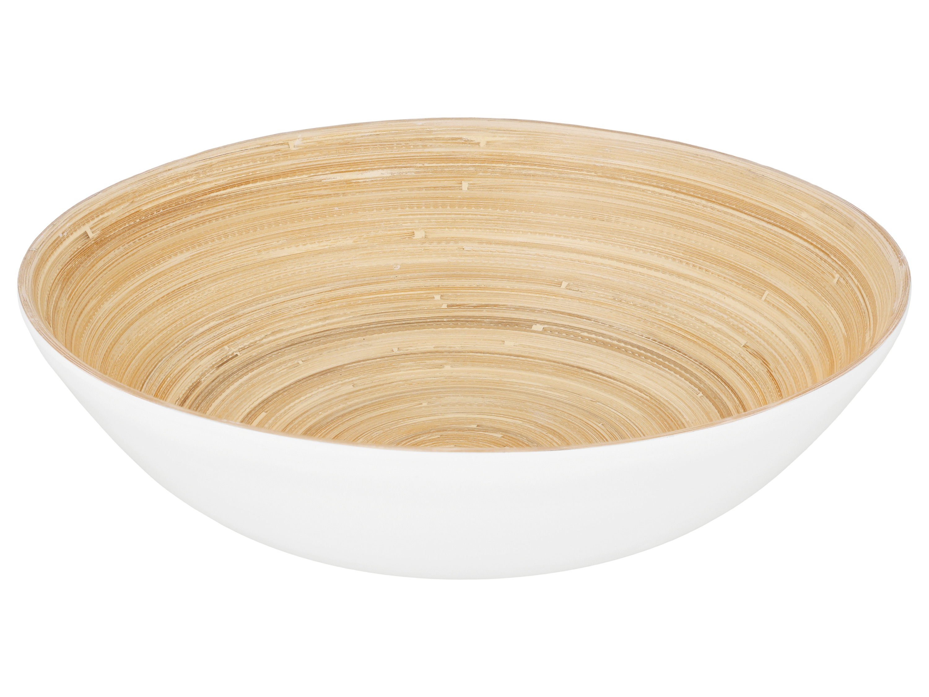 SILVERCREST® Miska bambusowa / Zestaw misek bambusowych (Miska duża biała)