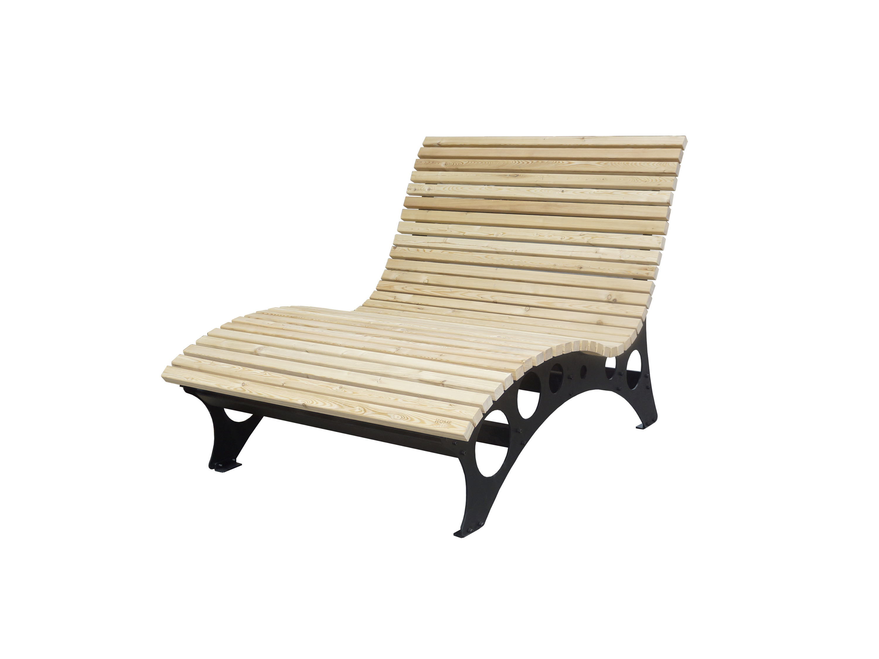 HOME DELUXE Leżanka z wełny drzewnej TAIGA (120 cm)