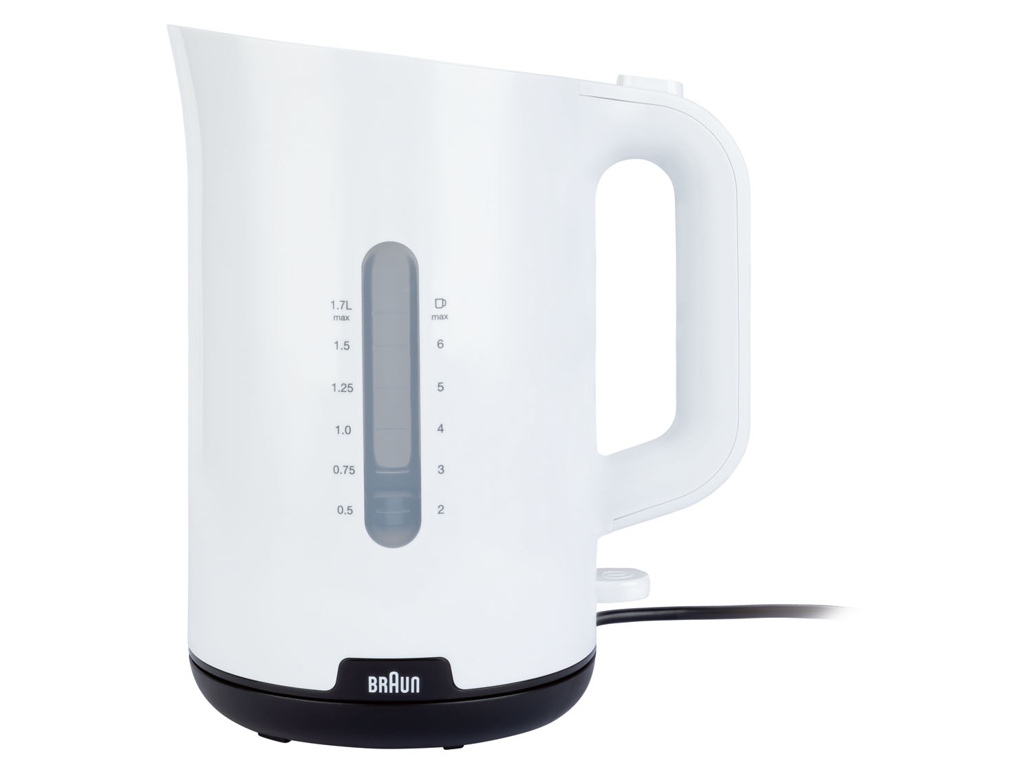 BRAUN Czajnik elektryczny WK110 o pojemności 1,7 l, 2200 W (Biały)