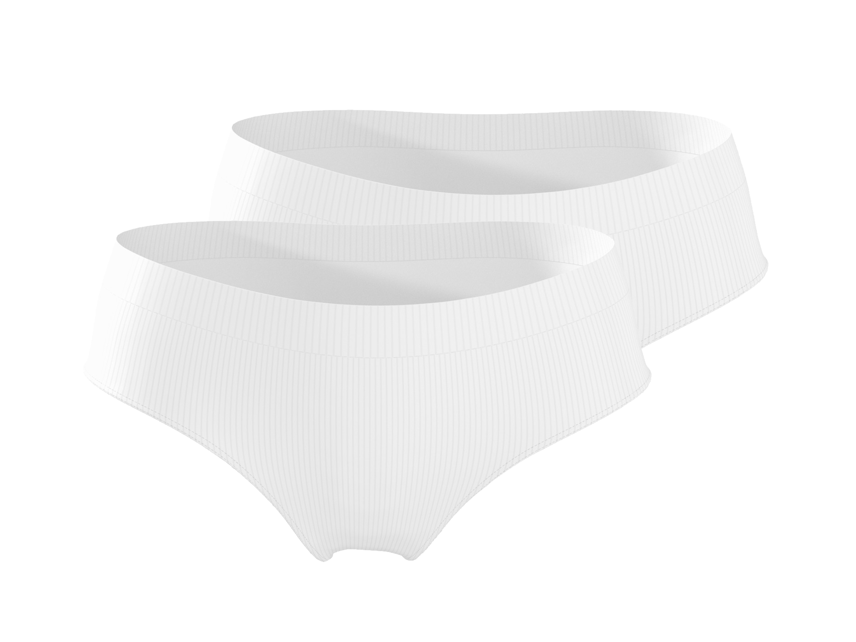 ESMARA® Majtki hipster damskie bezszwowe, 2 pary 