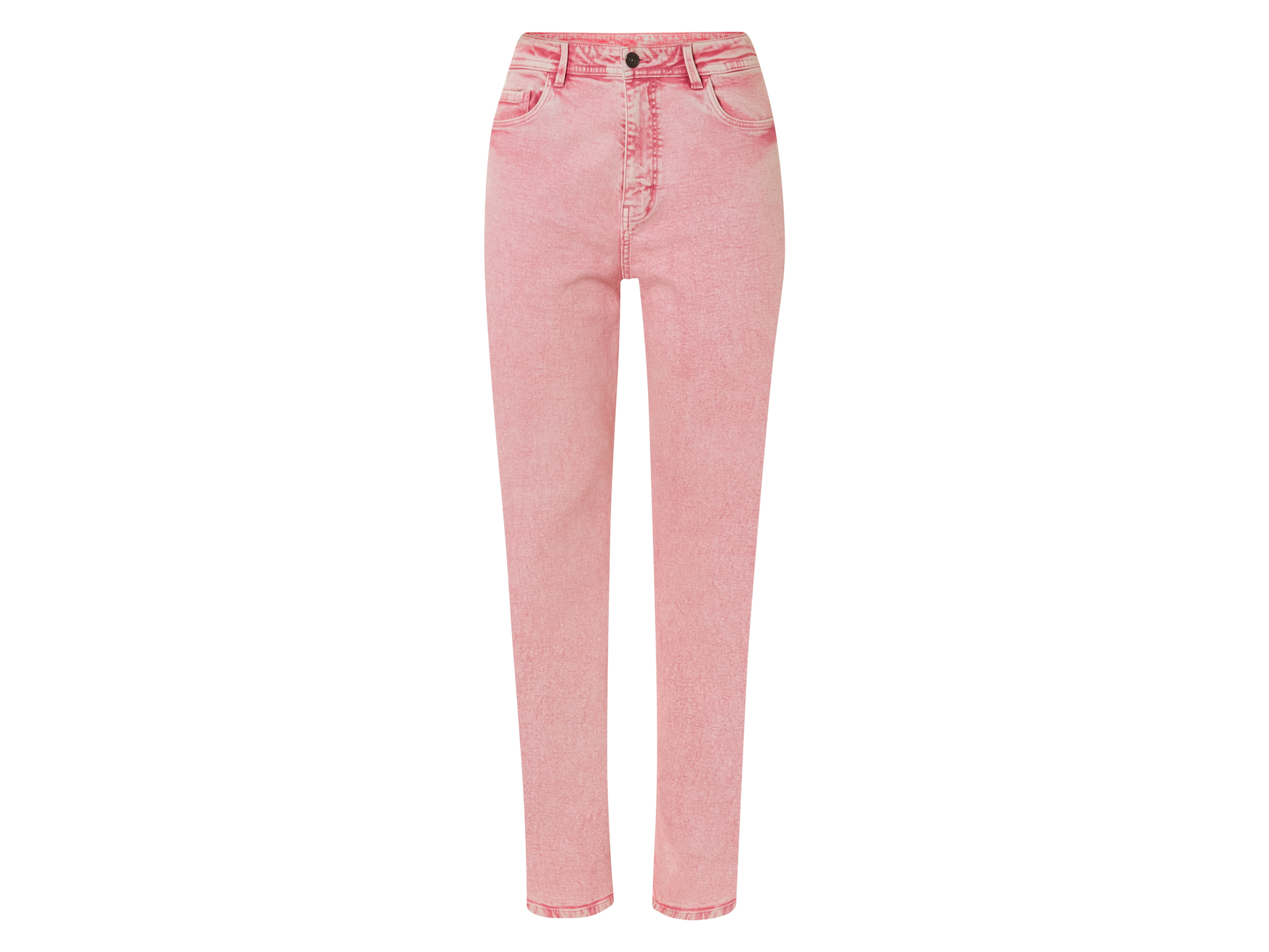ESMARA® Jeansy damskie straight fit high waist 
