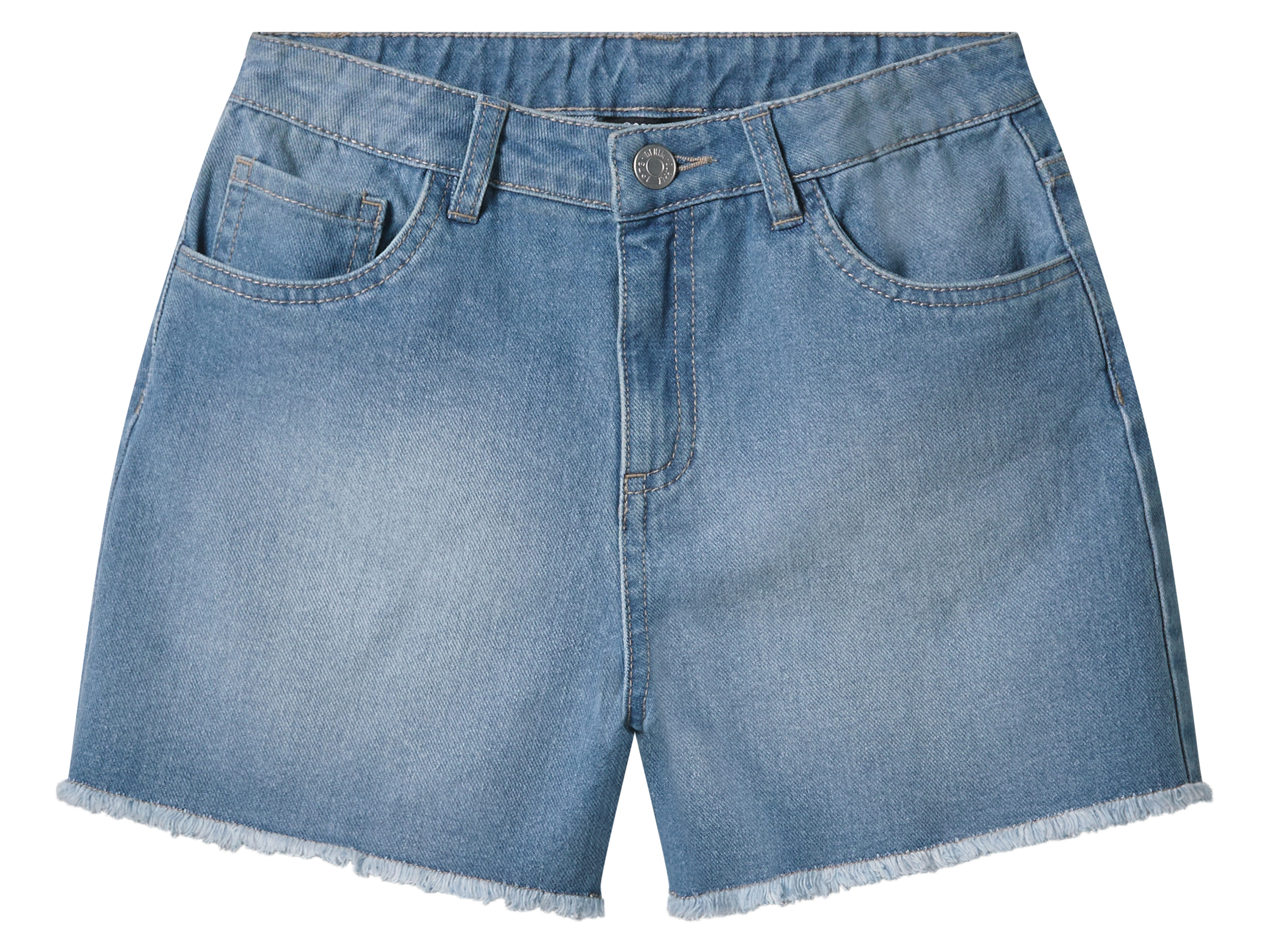 ESMARA KIDS Szorty jeansowe dziewczęce z bawełny 