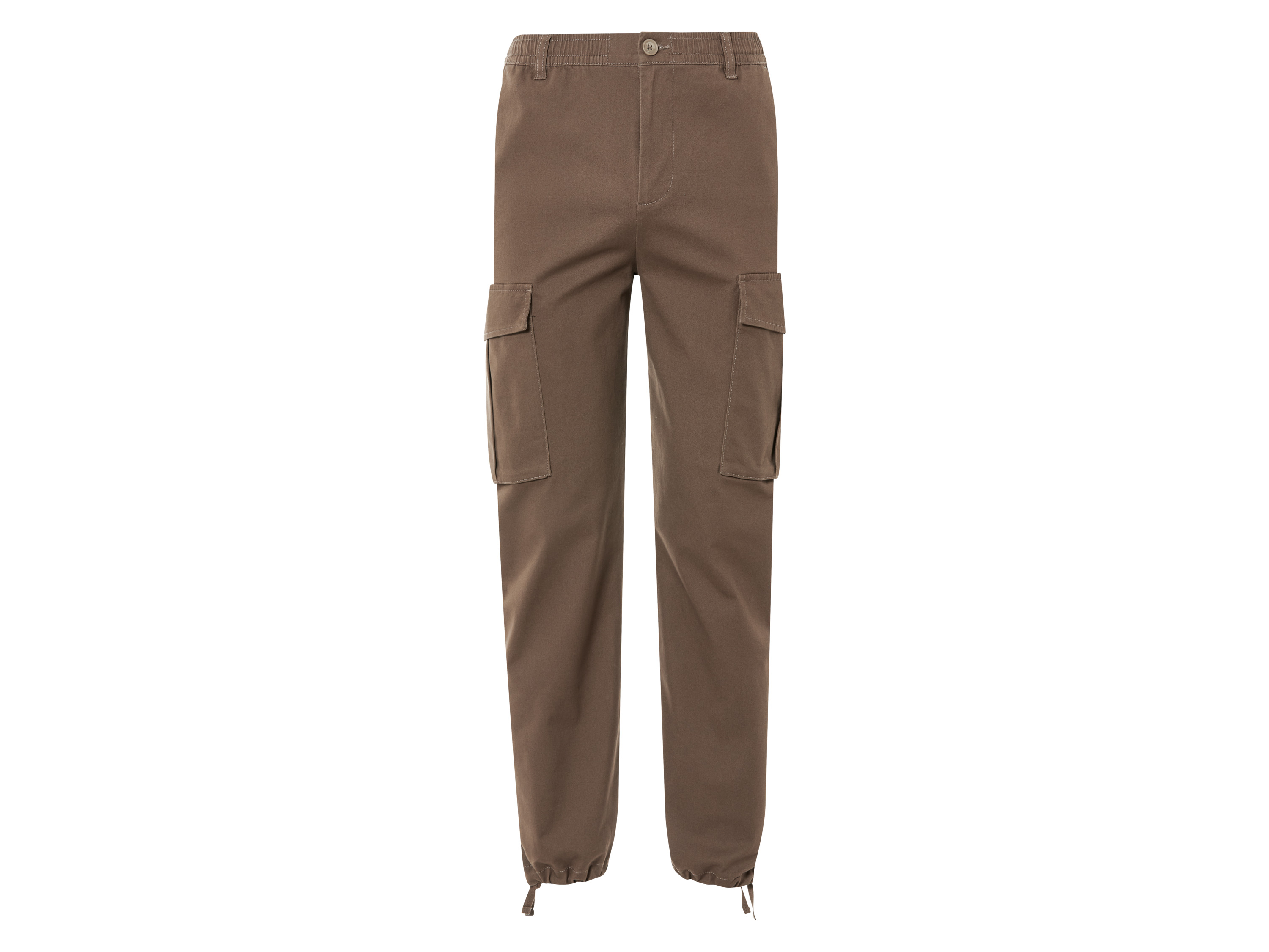 LIVERGY® Spodnie cargo męskie z bawełny 