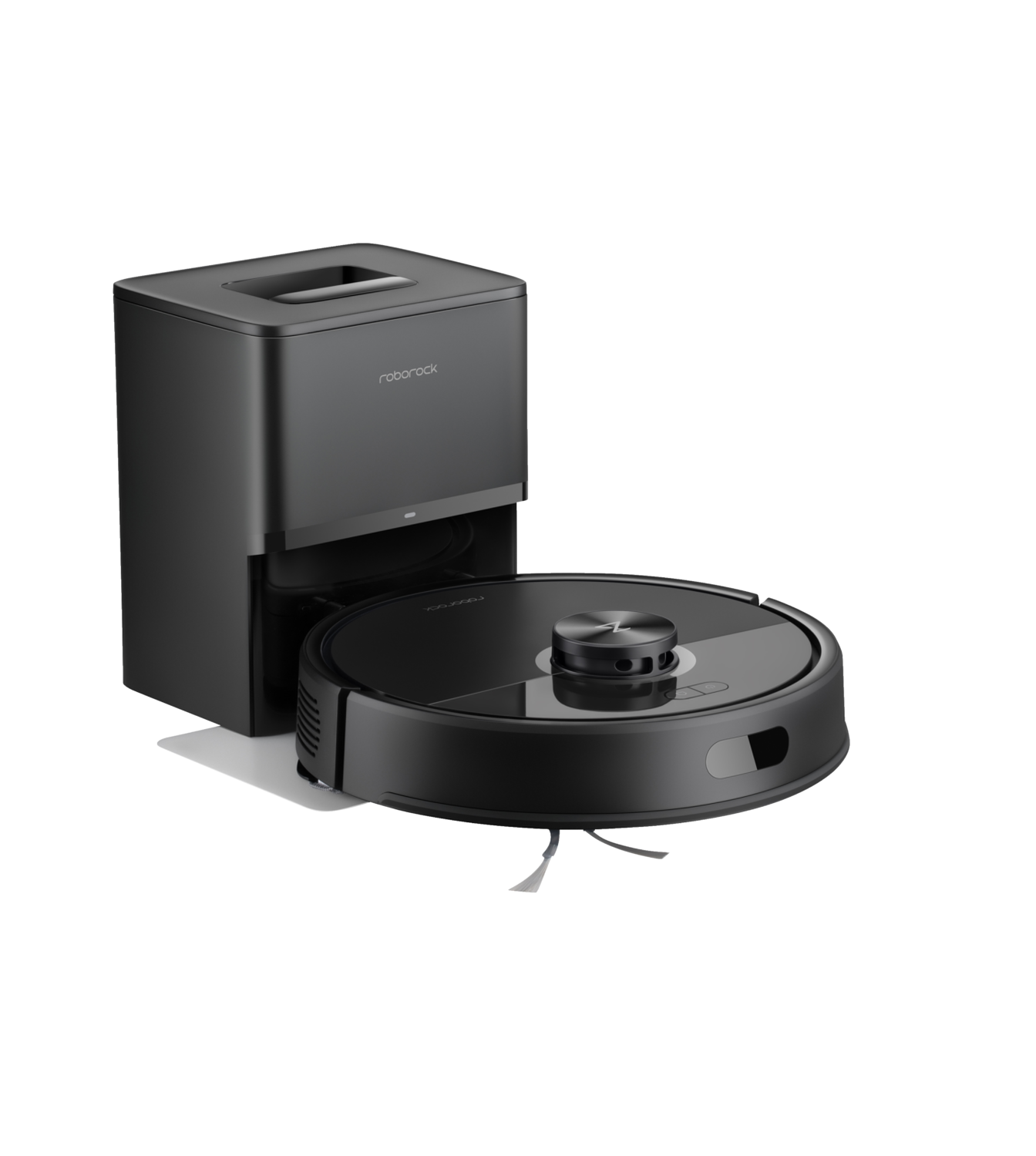ROBOROCK Robot odkurzająco-mopujący Q7 Pro Max+ ze stacją opróżniającą (Czarny)