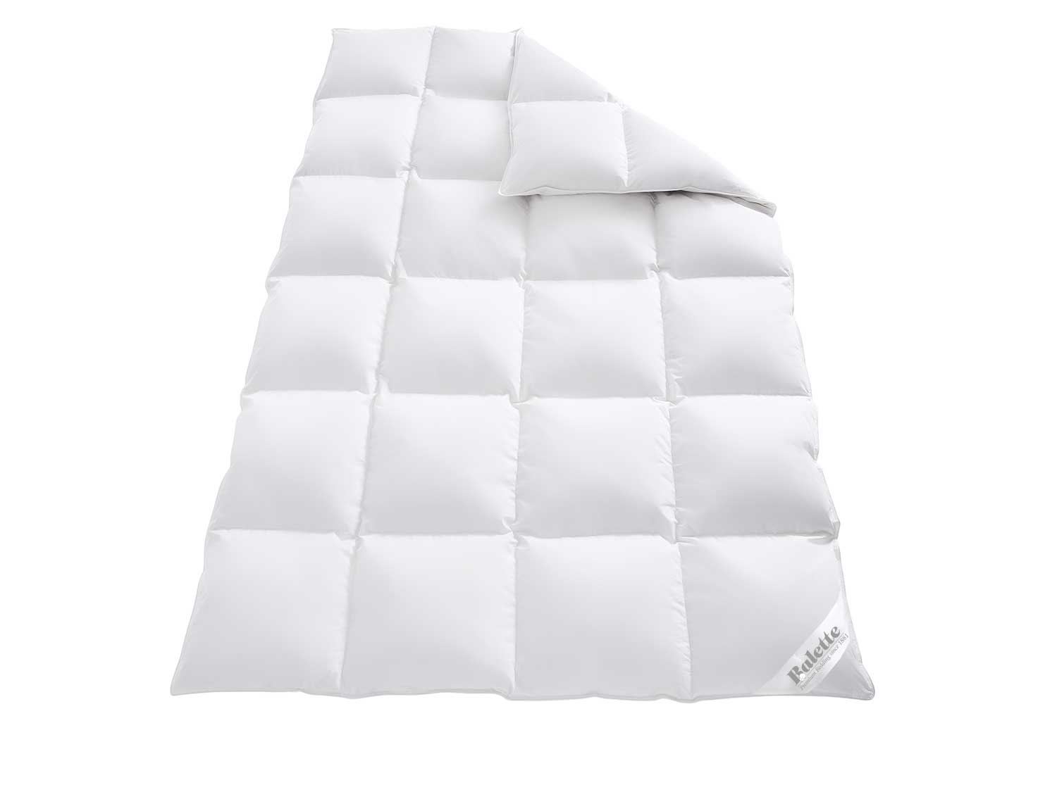BALETTE Puchowa kołdra kasetowa Premium Elegance, ciepła (240 x 220 cm)