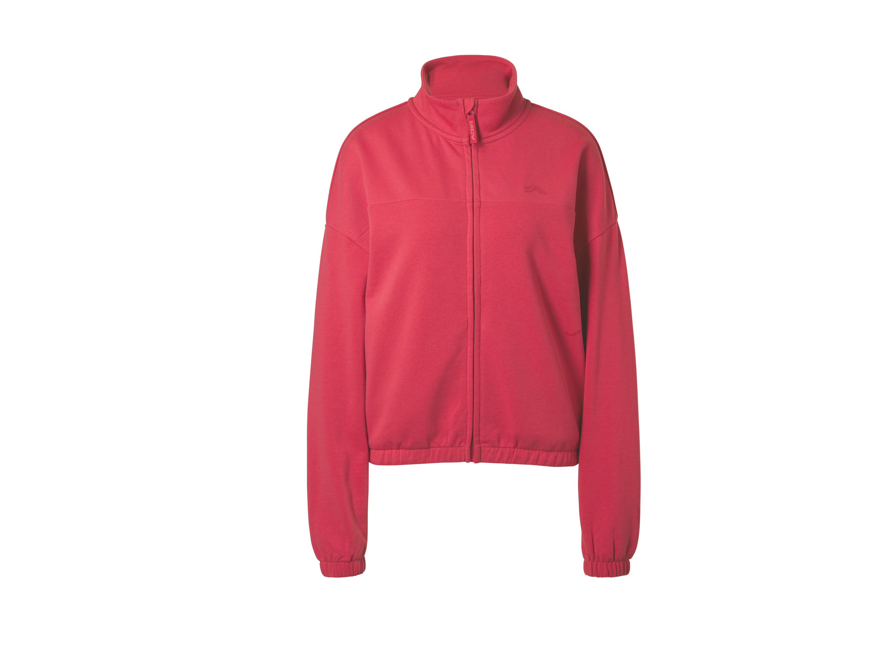 CRIVIT Bluza rozpinana damska (Czerwony, S(36/38))