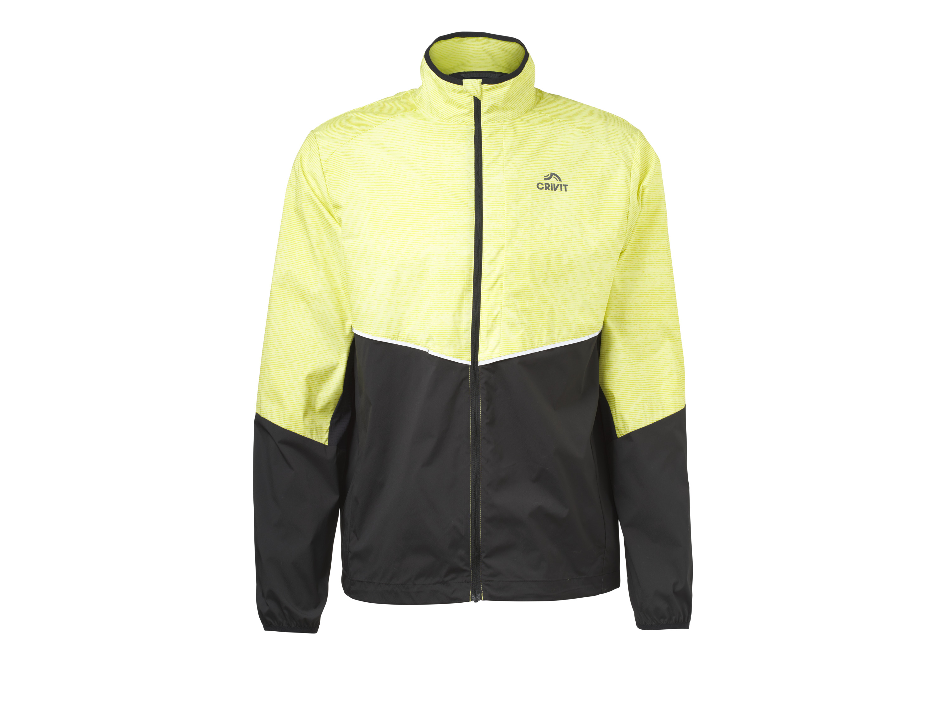 CRIVIT Kurtka funkcyjna Athletic Fit do biegania męska (Żółty, XL (56/58))