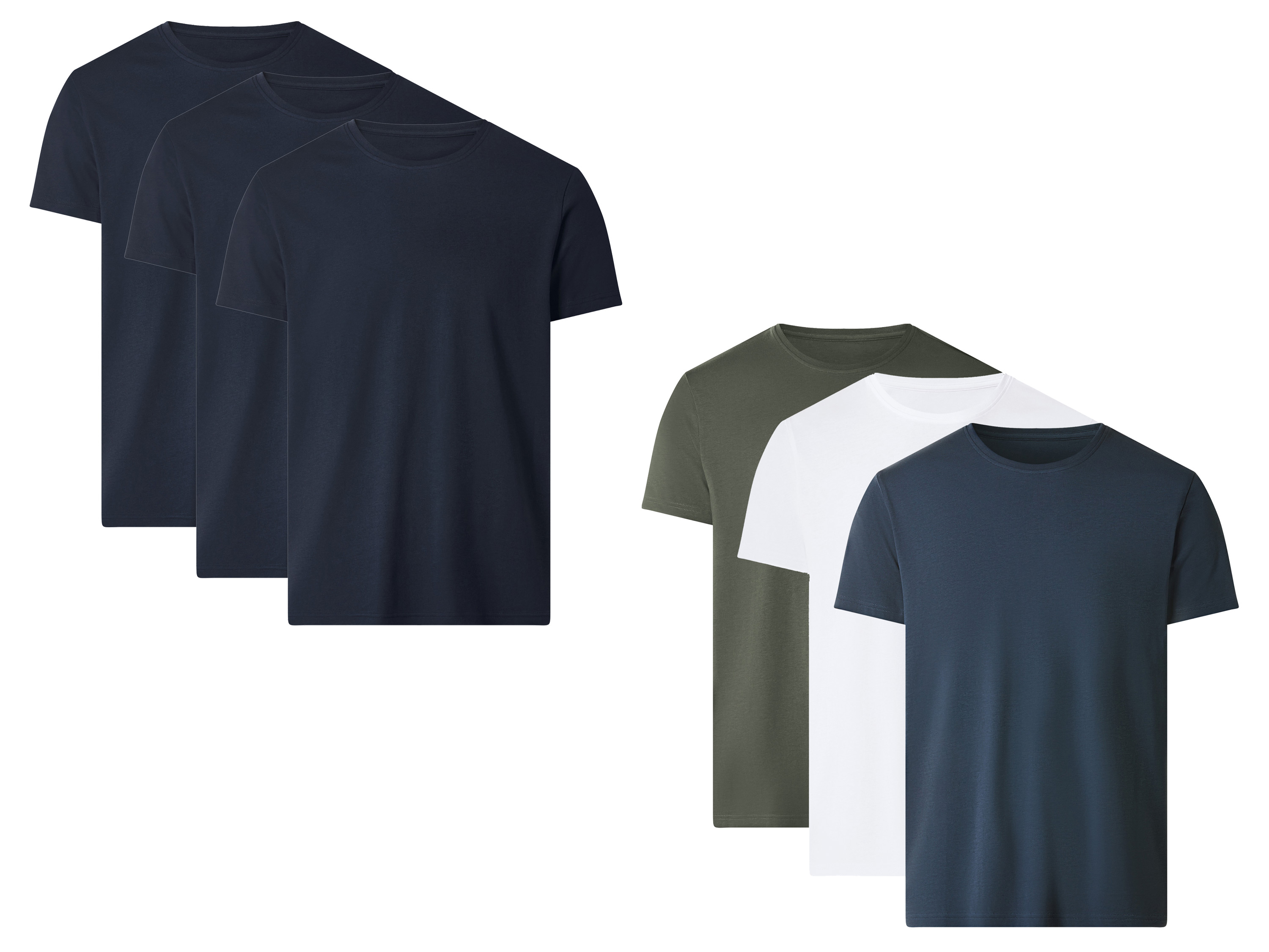 ESMARA MEN T-shirty męskie, 3 sztuki