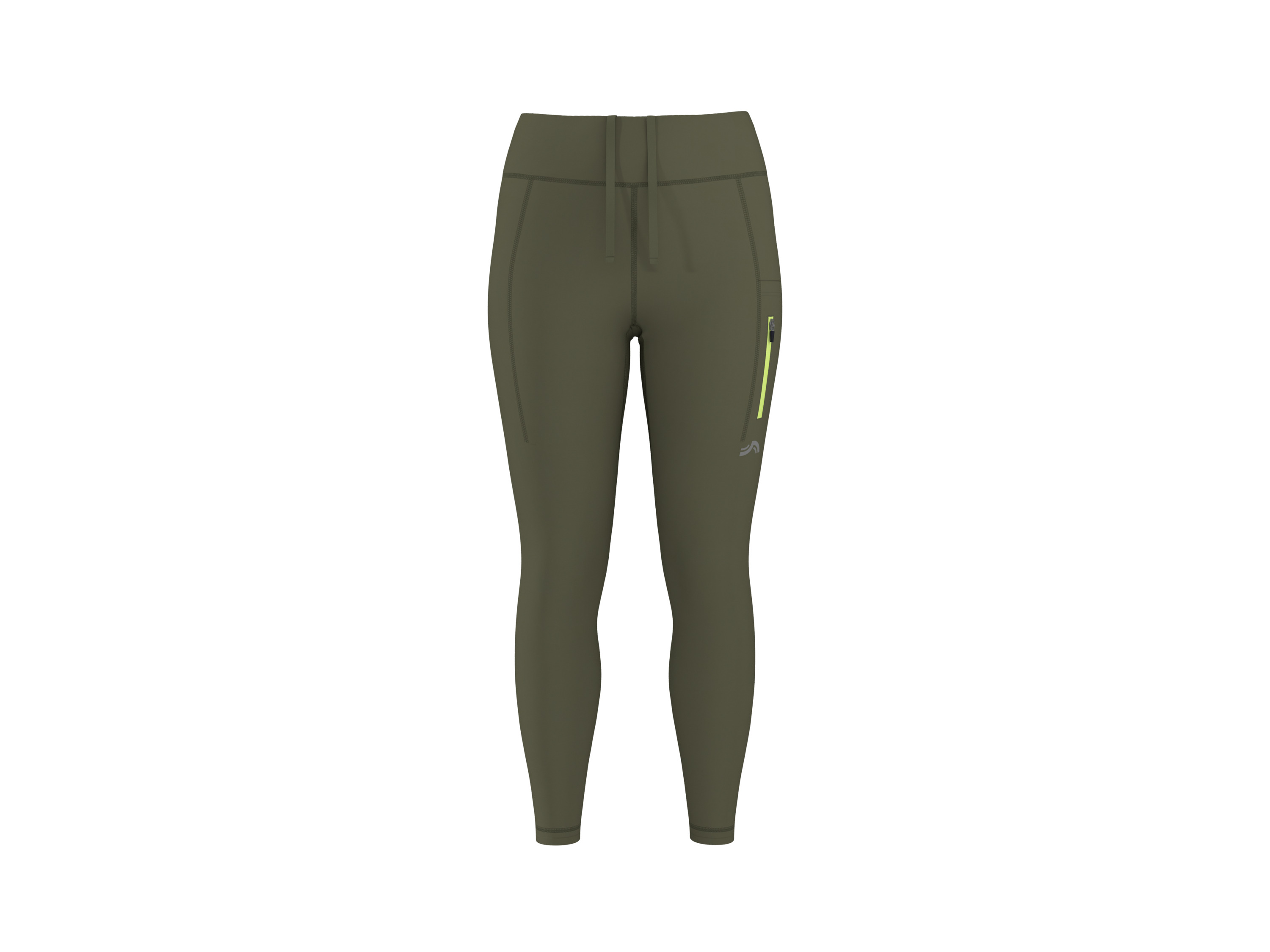 CRIVIT Legginsy funkcyjne damskie (Zielona, XS (32/34))