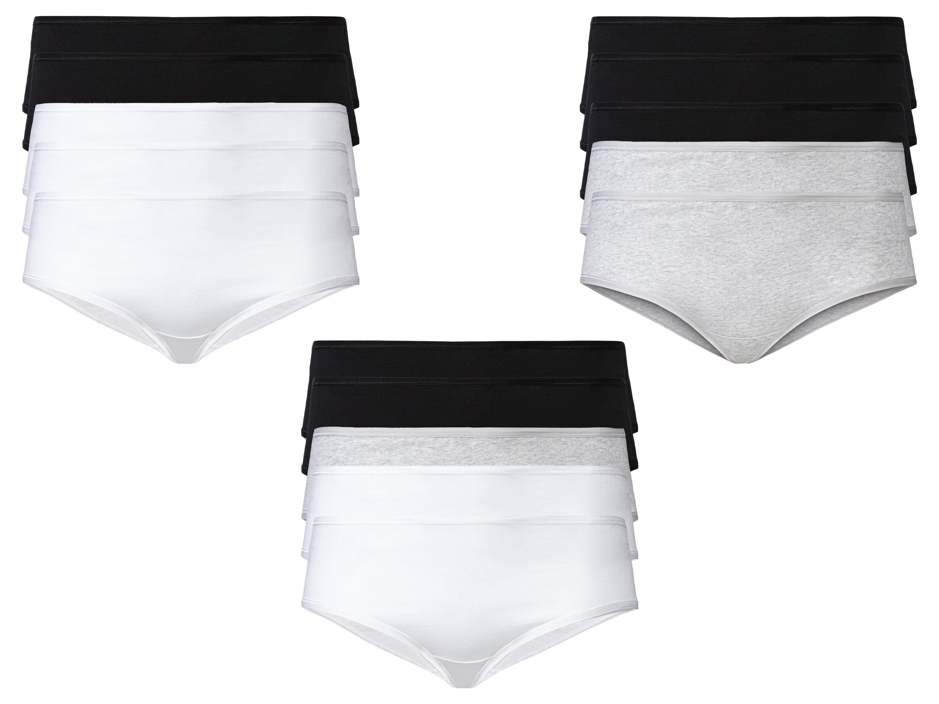 ESMARA® Hipstery damskie z bawełną, 5 par