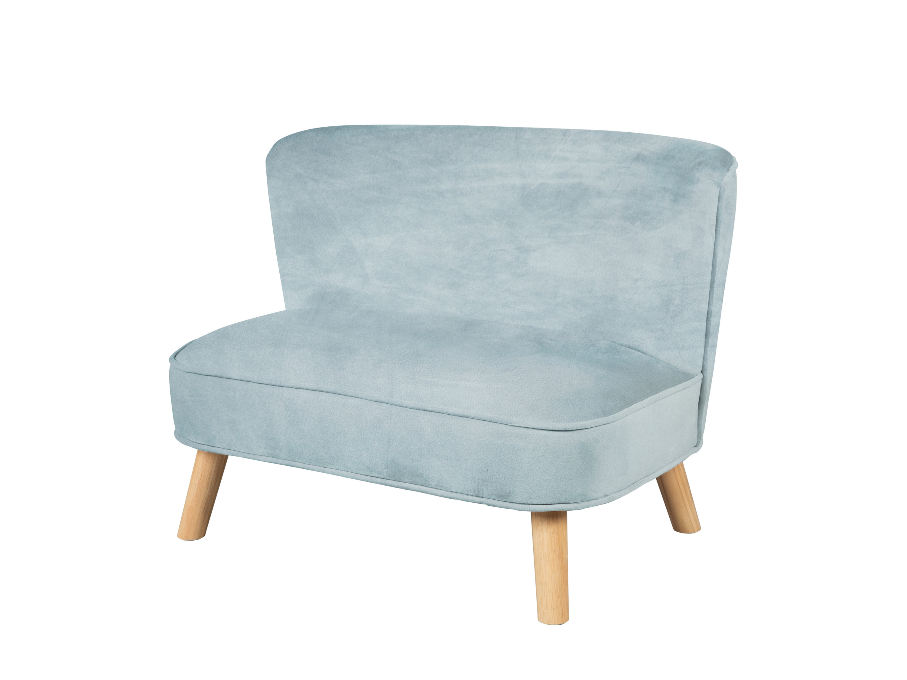 ROBA Sofa dziecięca, 2-osobowa (Styl skandynawski, Jasnoniebieski)