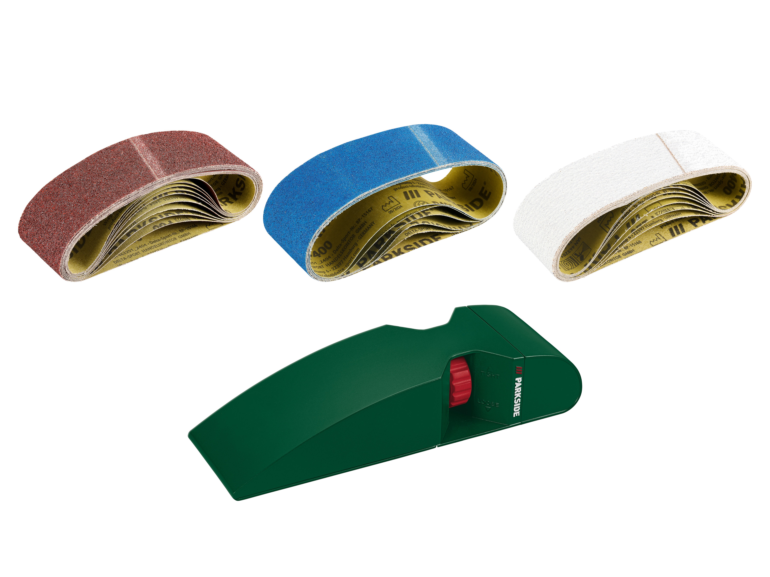 PARKSIDE® Papier ścierny do szlifierki taśmowej lub Szlifierka ręczna