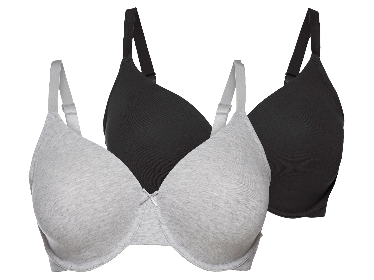 ESMARA® Biustonosze XXL z fiszbinami, 2 sztuki