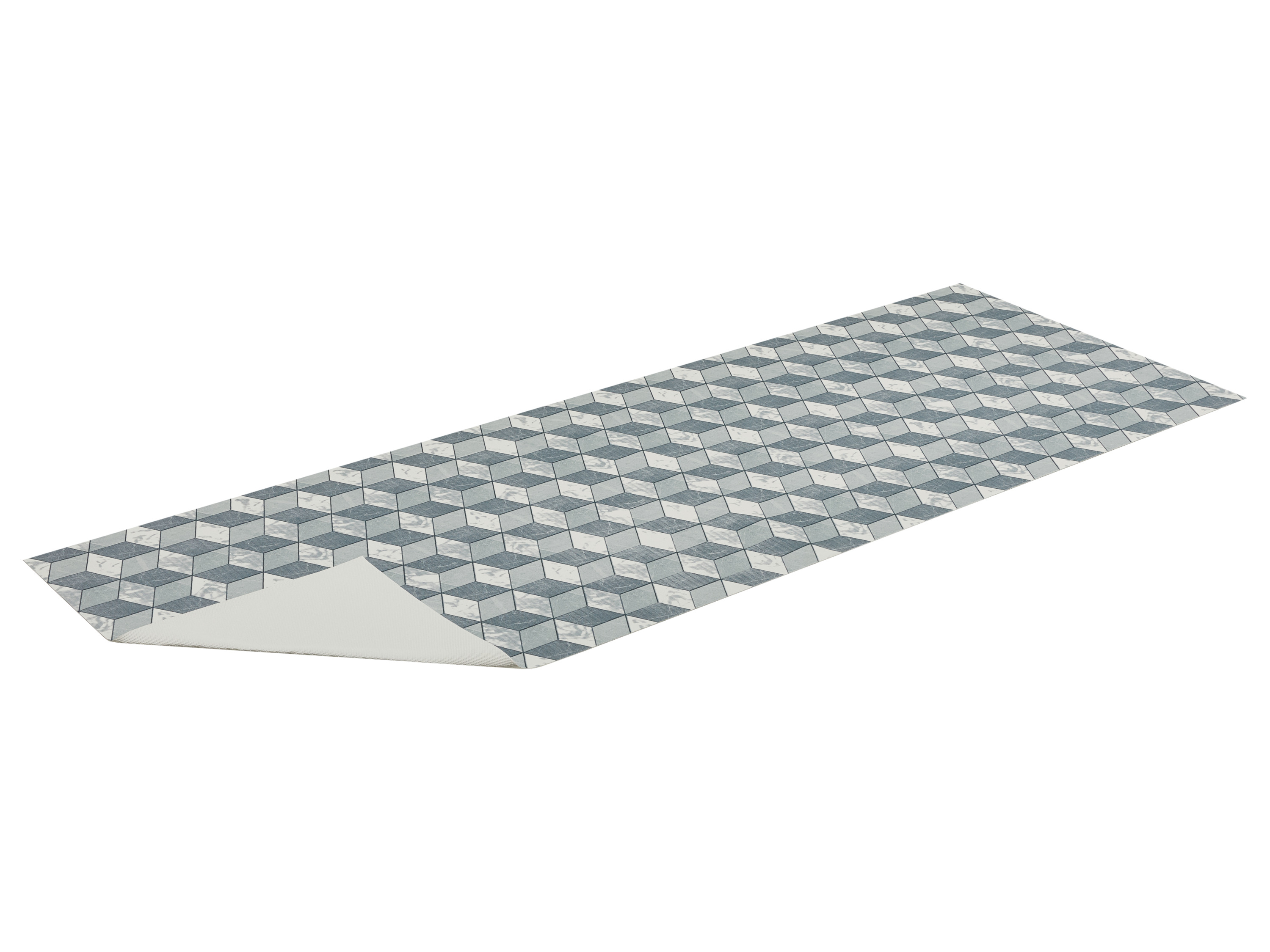 LIVARNO® Mata kuchenna, 65 x 180 cm (Kostka marmurowa 3D, ziarno maku)