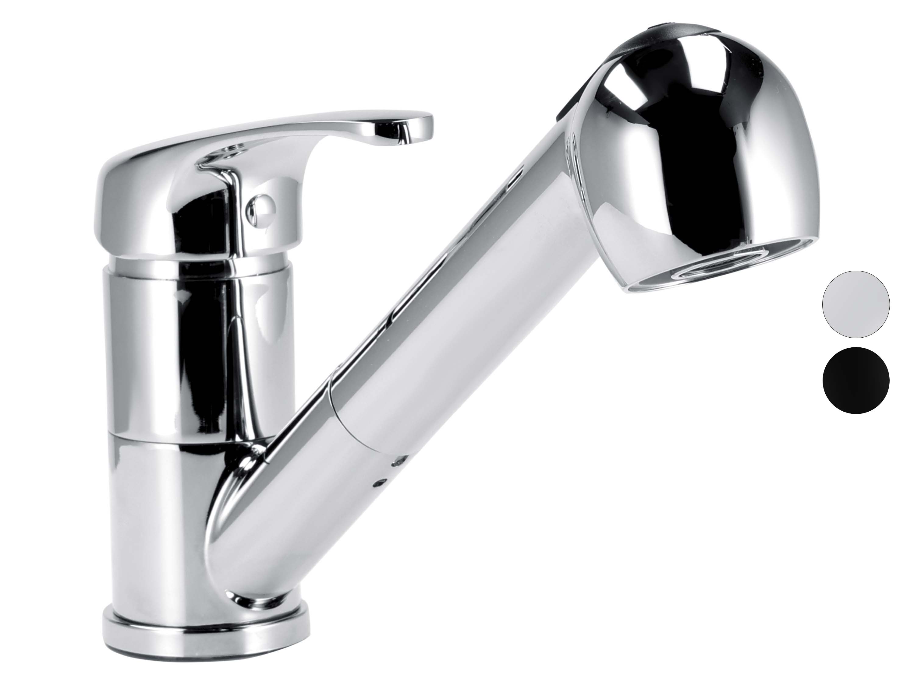 LIVARNO® Jednouchwytowa bateria zlewozmywakowa z wyciąganą wylewką