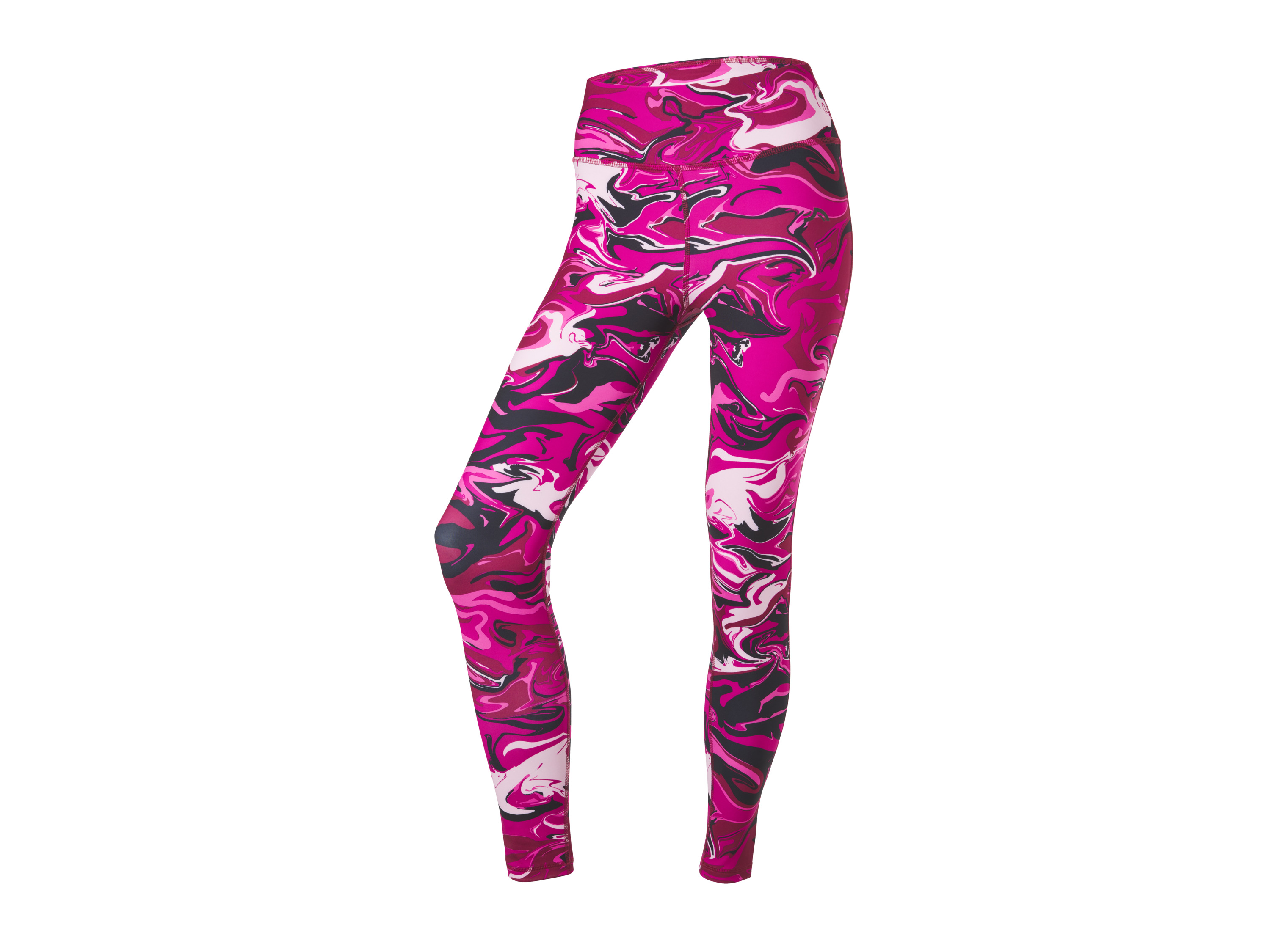 CRIVIT Legginsy funkcyjne damskie (Różowy/ we wzory, XS (32/34))