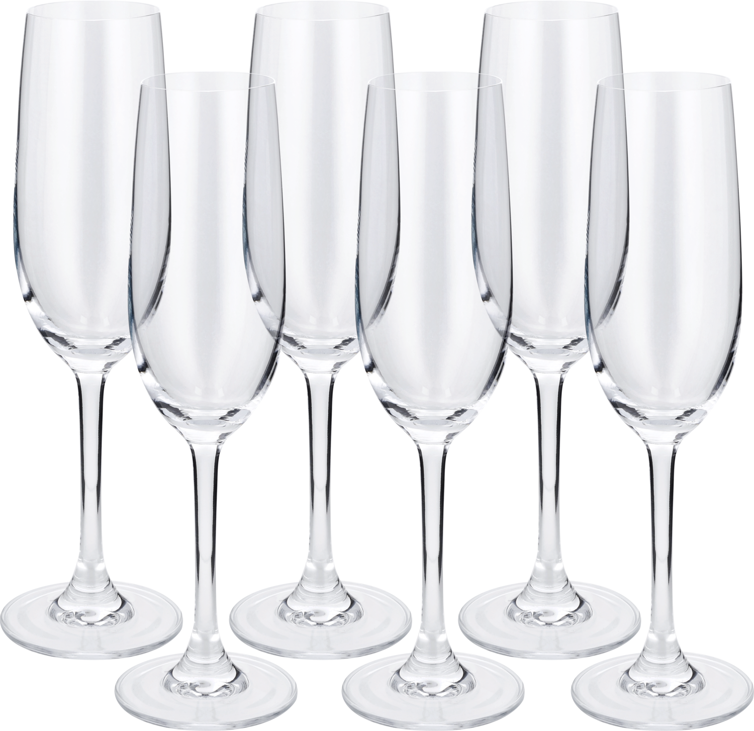 SILVERCREST® Kieliszki do szampana, 6 sztuk.