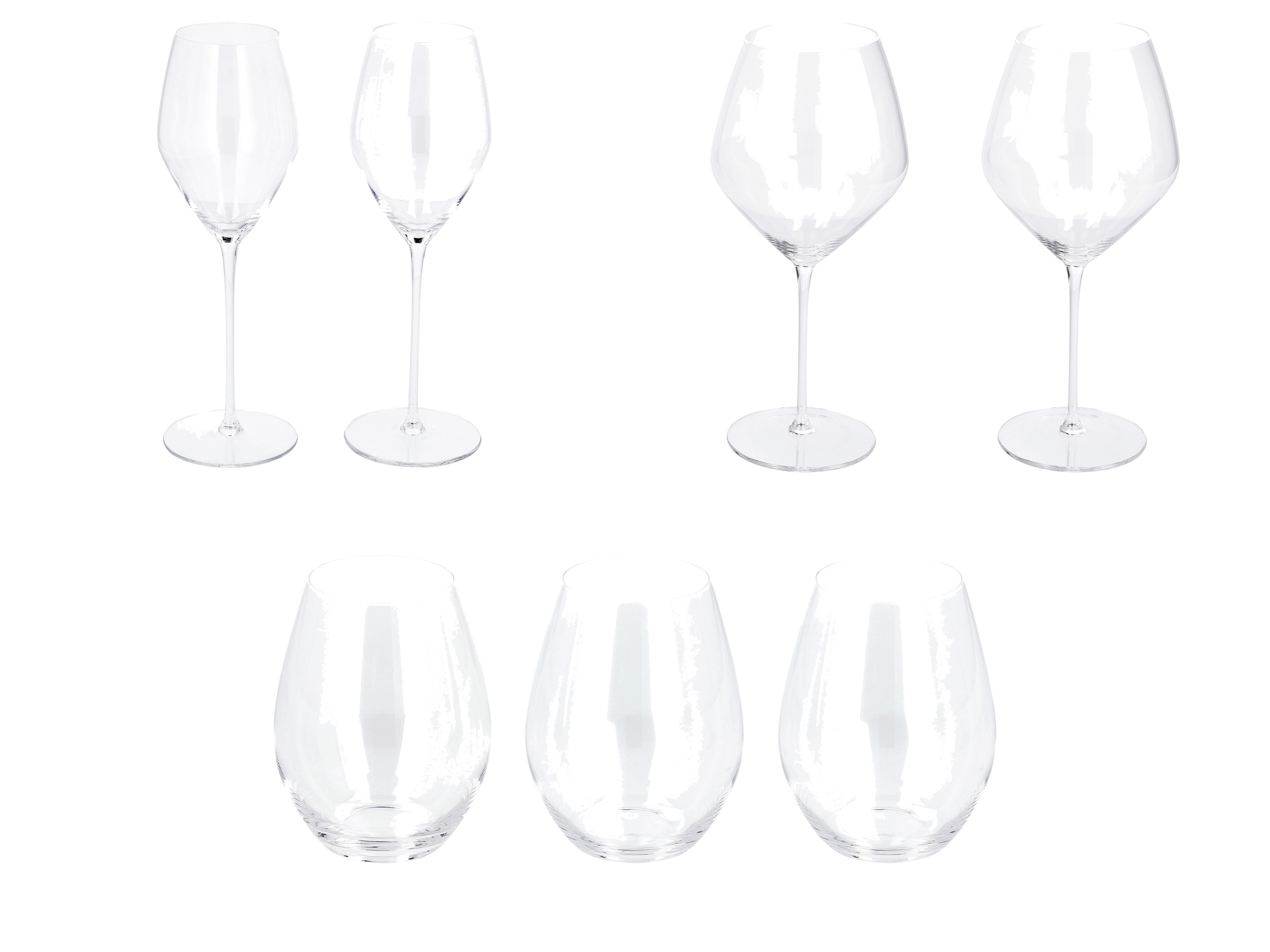 SILVERCREST®  Kieliszki do wina Premium / Szklanki do wody Premium