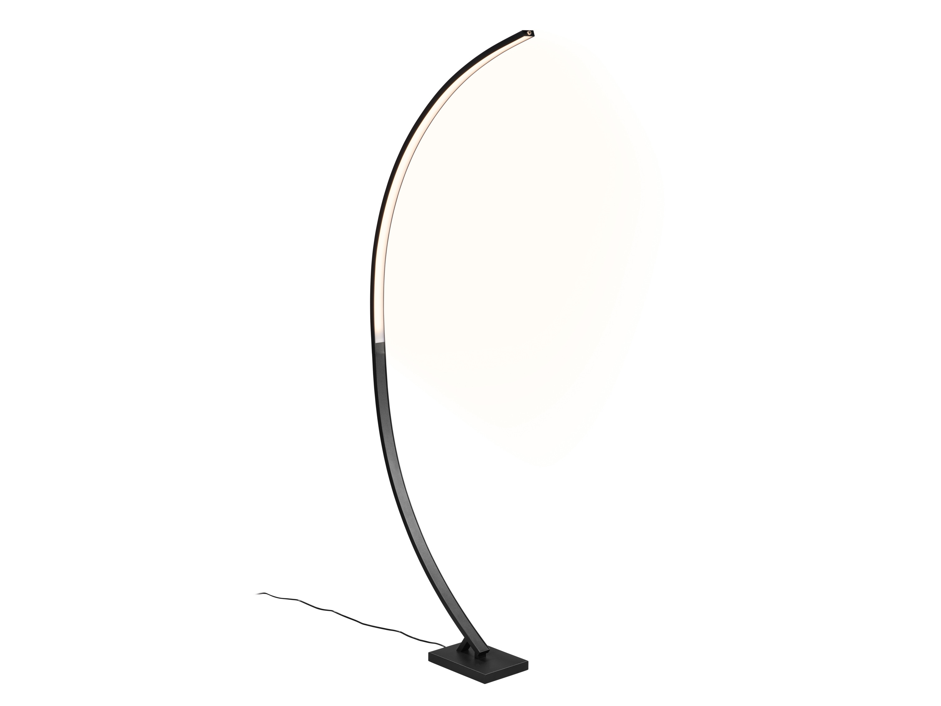 LIVARNO® Lampa podłogowa LED (Czarny, matowy)