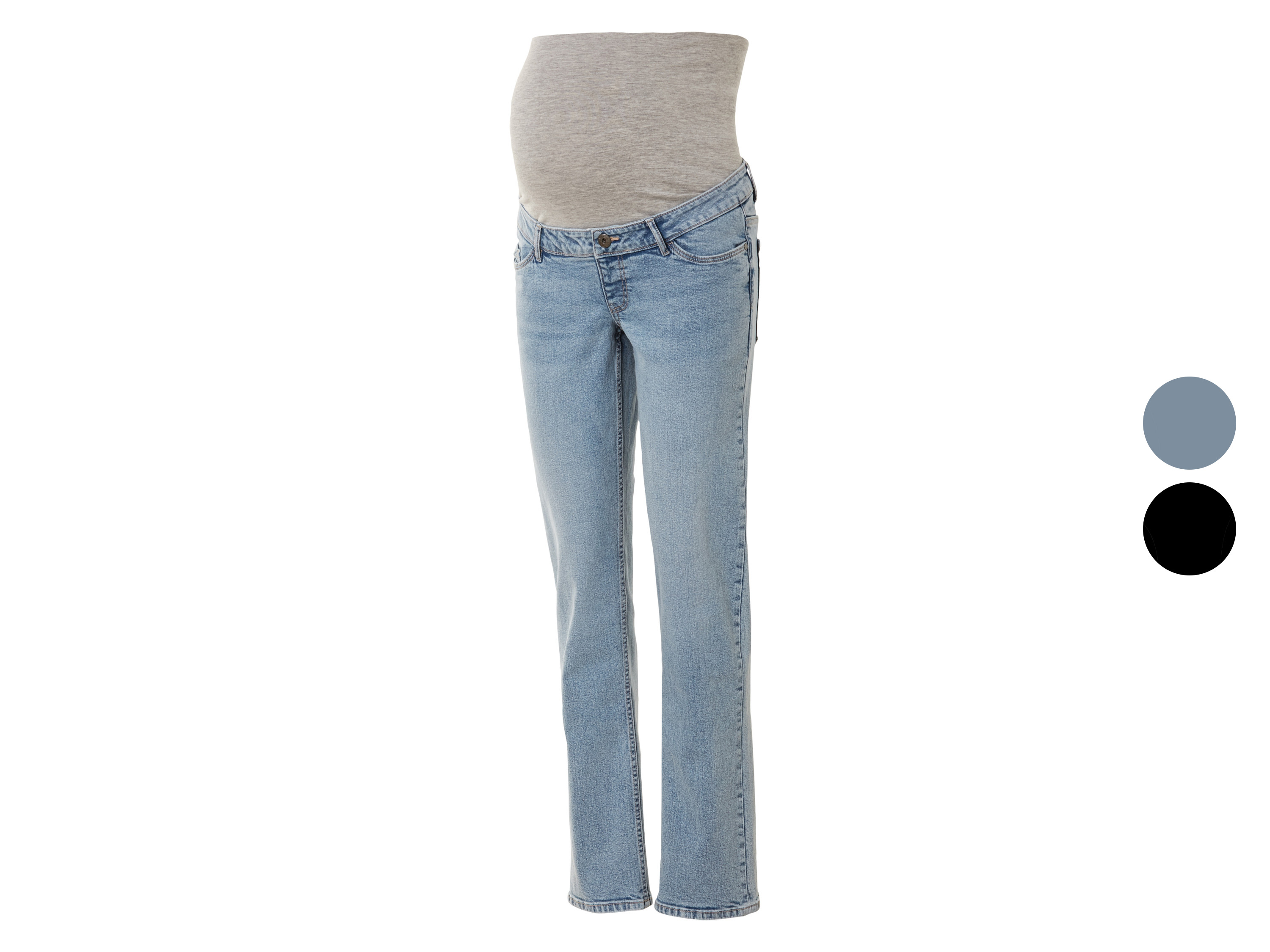 ESMARA® Jeansy ciążowe damskie, straight fit