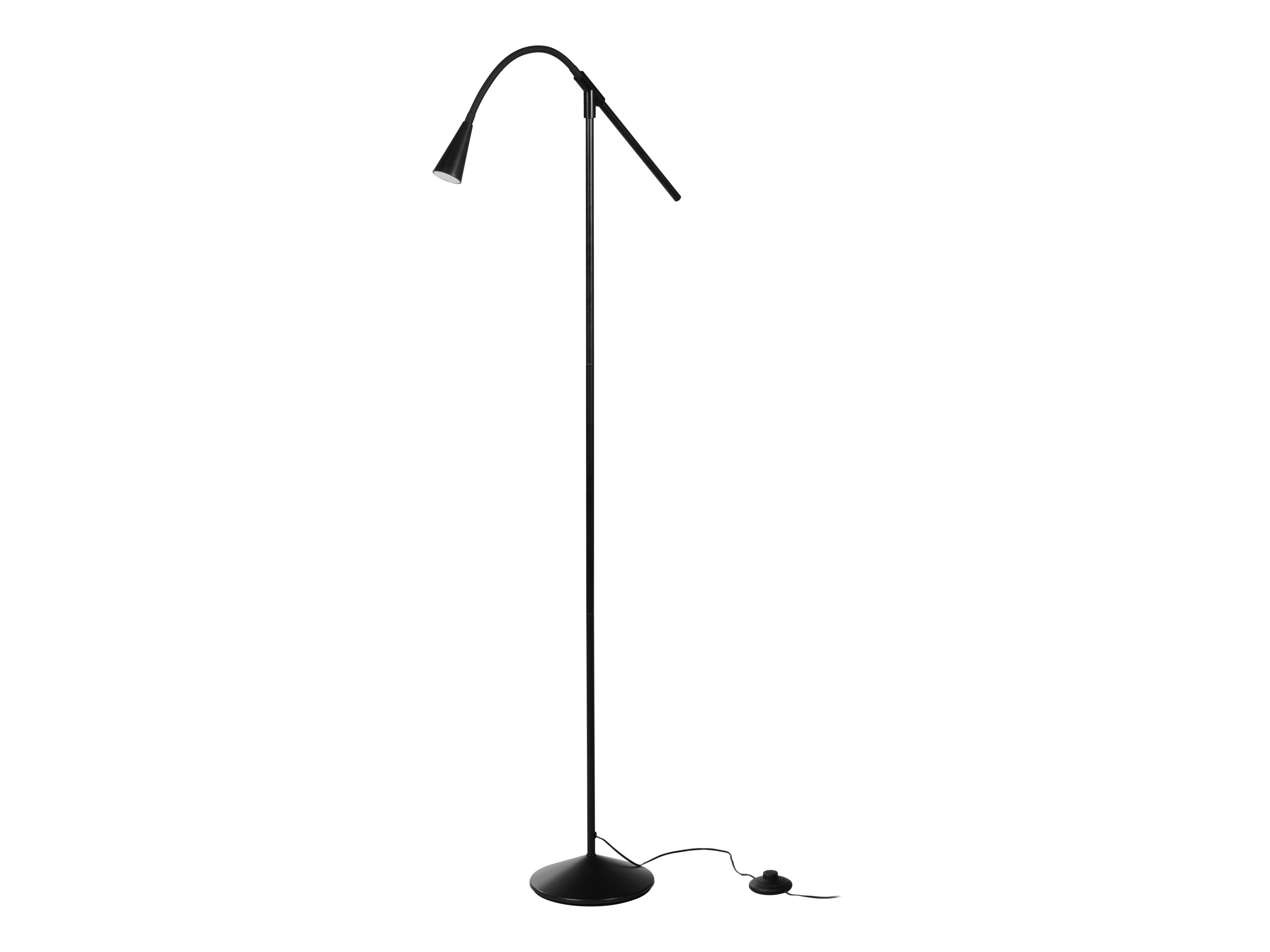 LIVARNO® Lampa podłogowa LED (Czarny)