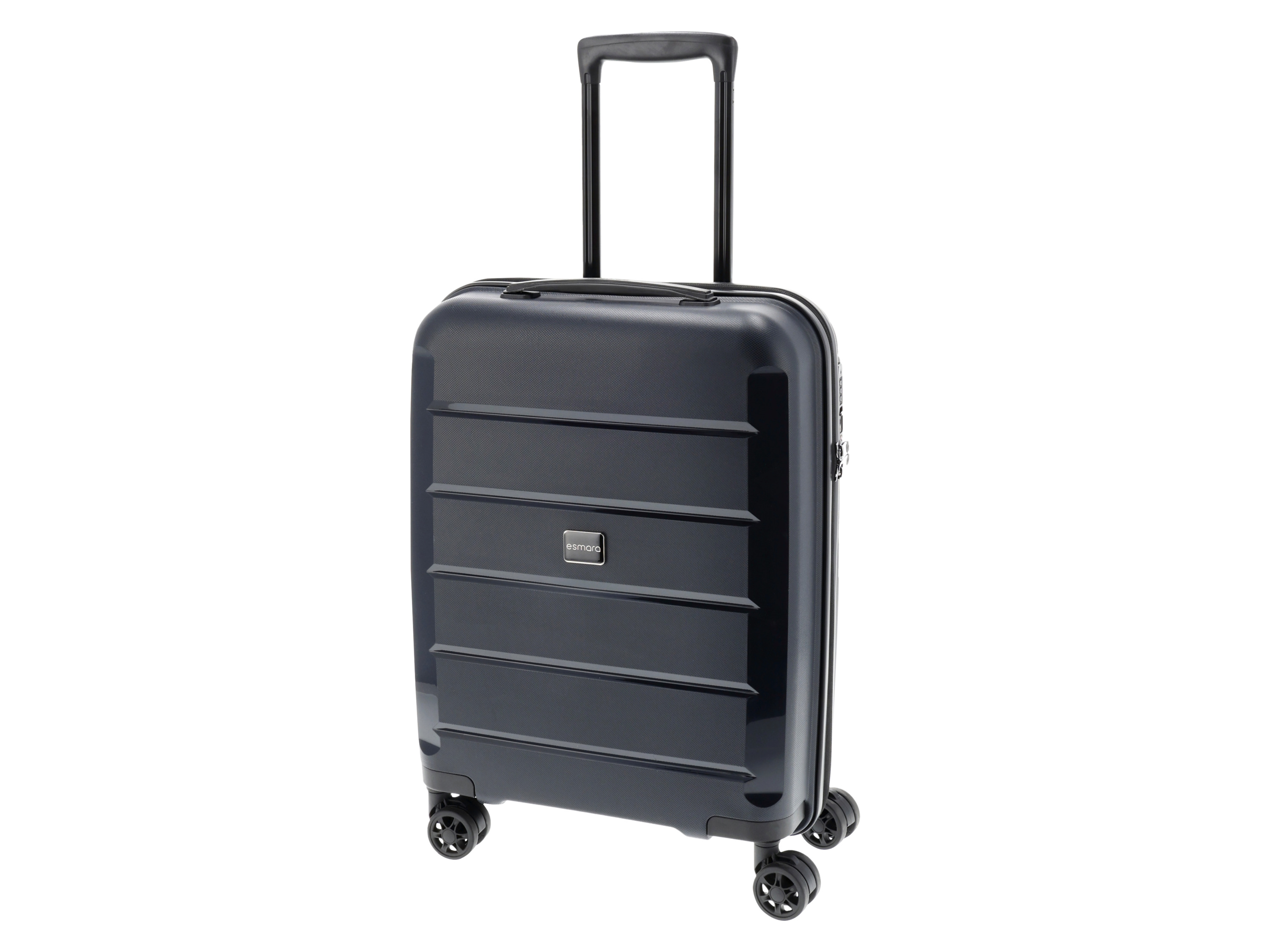 ESMARA® Walizka kabinowa na kółkach, 30 l, czarna