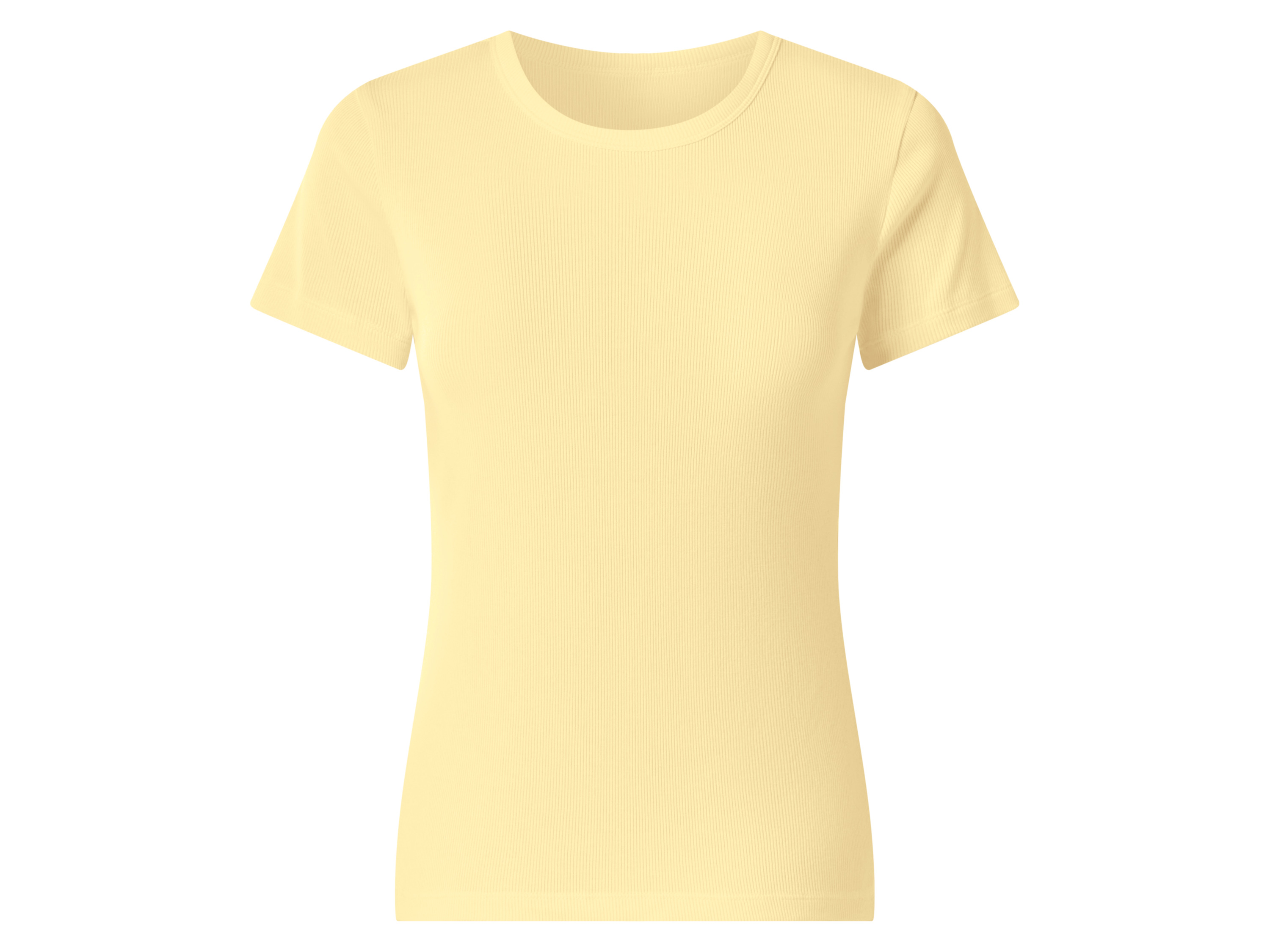 ESMARA® T-shirt prążkowany damski