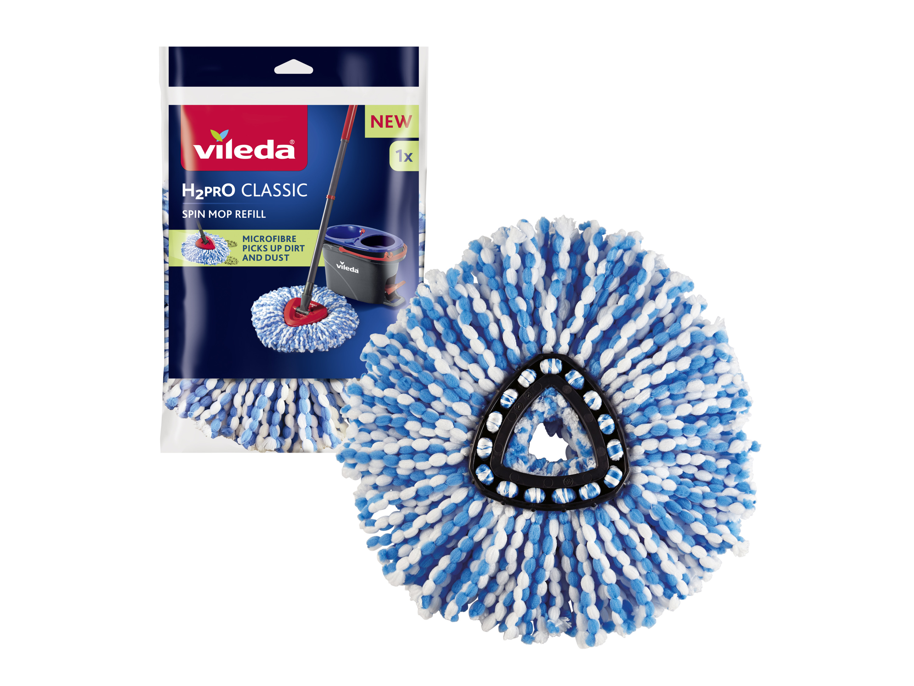 VILEDA H2PrO Spin Mop głowica zapasowa