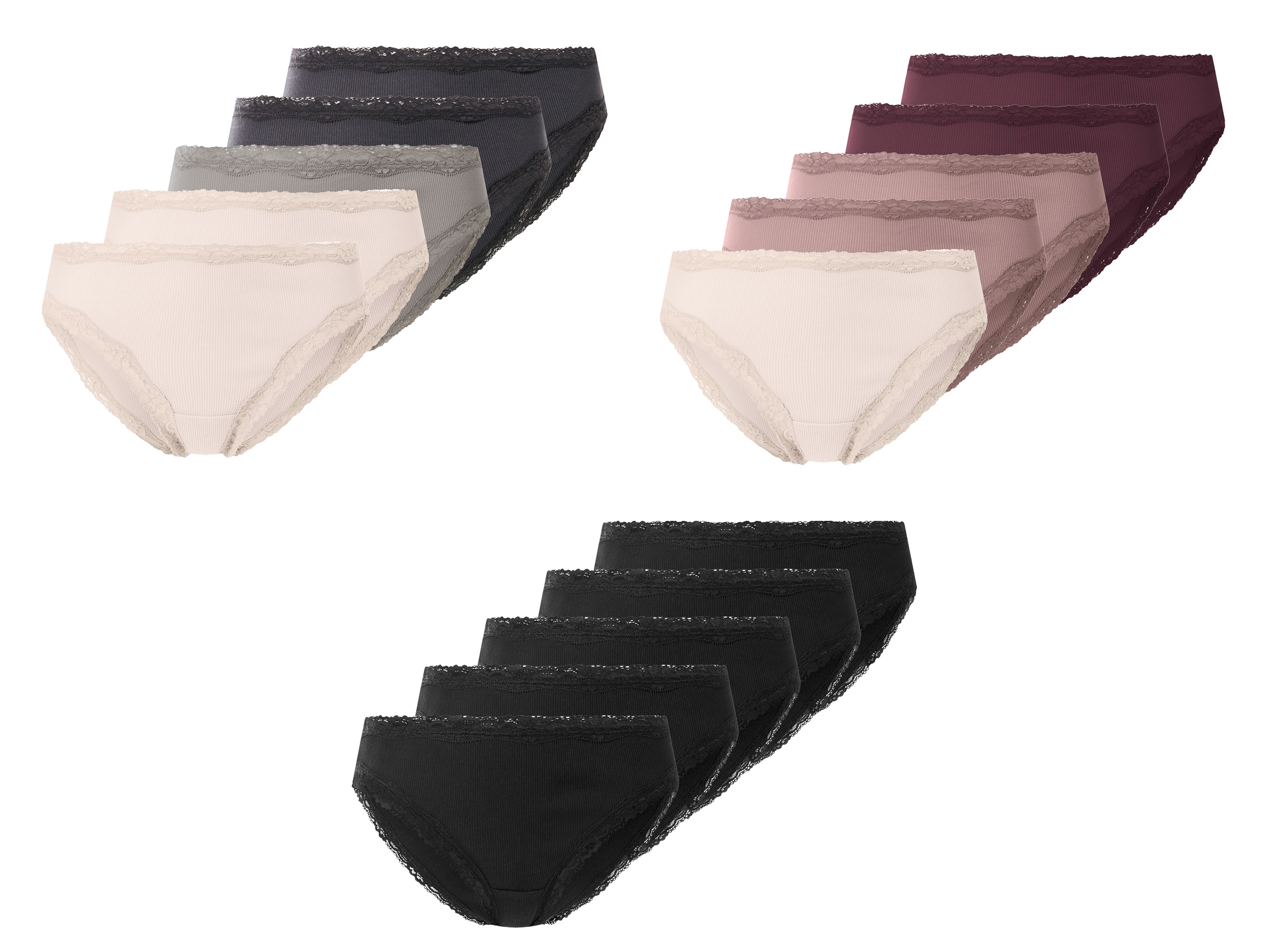 ESMARA® Majtki damskie, 5 par