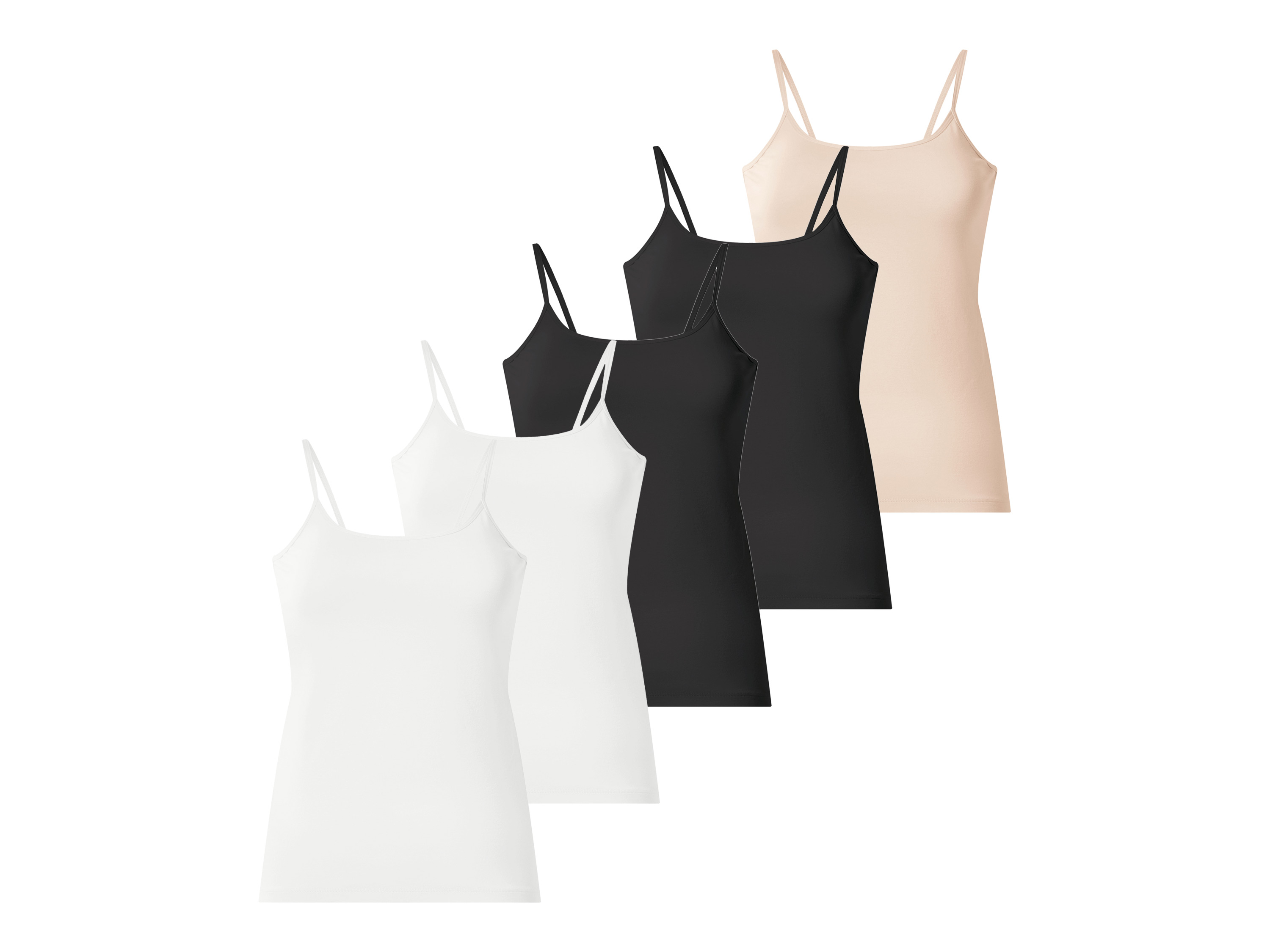 ESMARA® Top damski, 5 sztuk