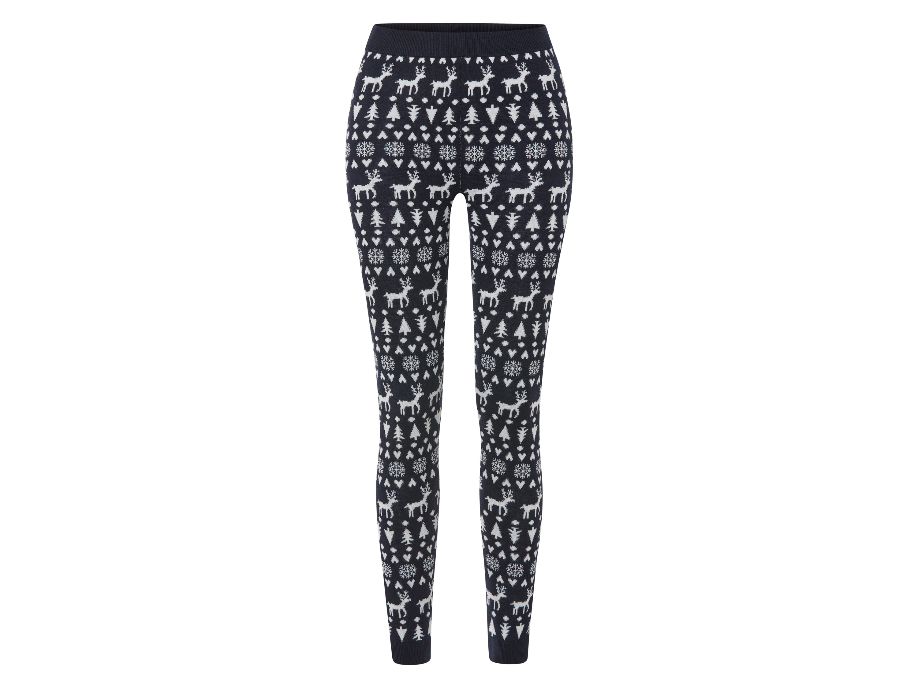 ESMARA® Legginsy damskie z motywem świątecznym 