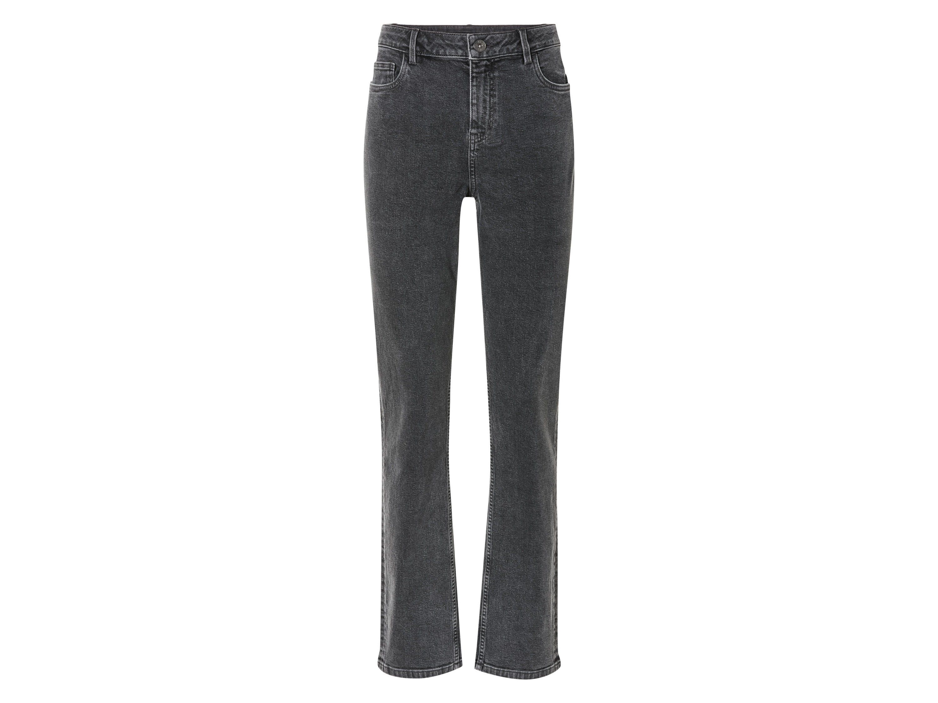 ESMARA® Jeansy damskie straight high waist 