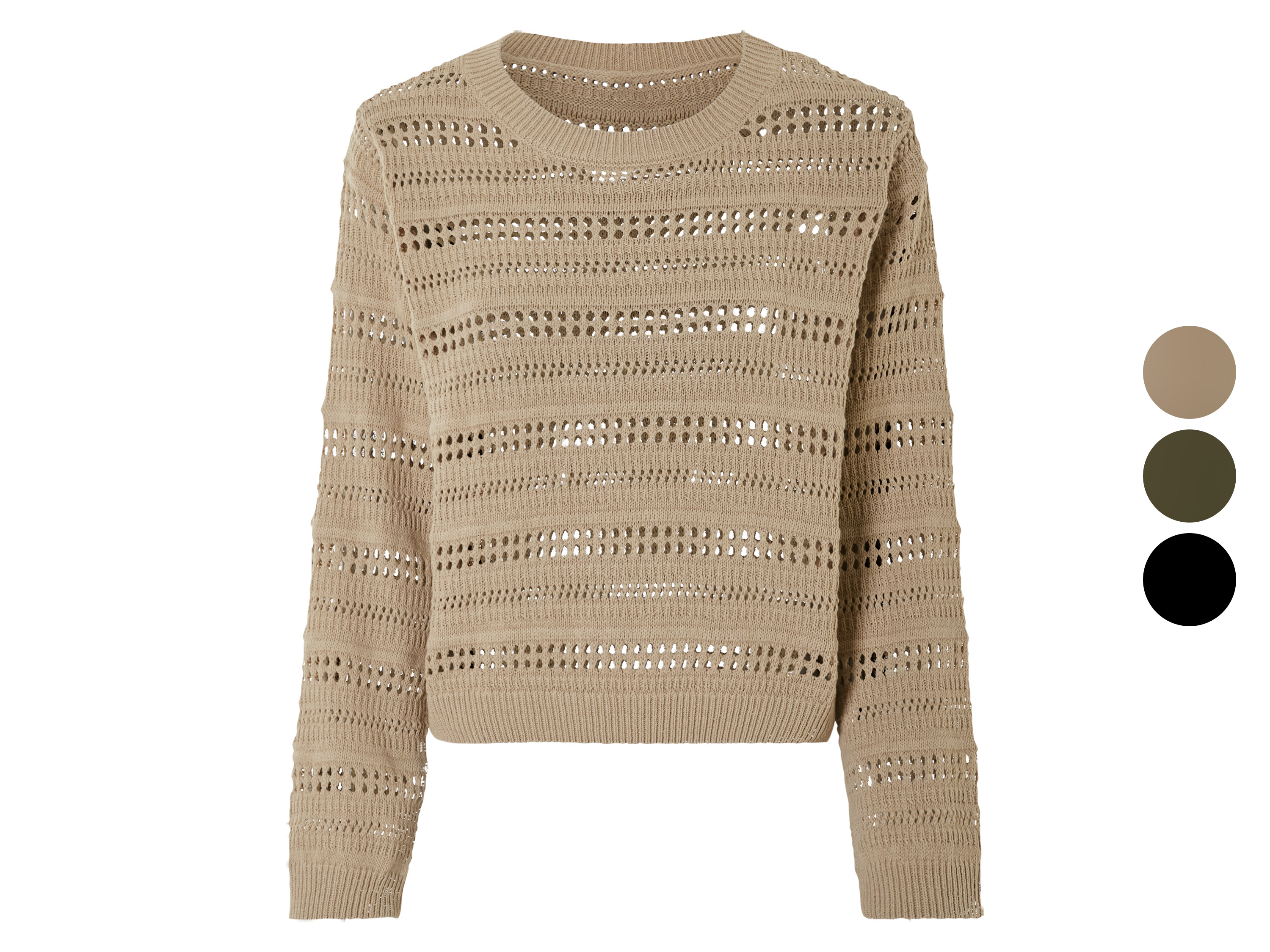 ESMARA® Sweter ażurowy damski